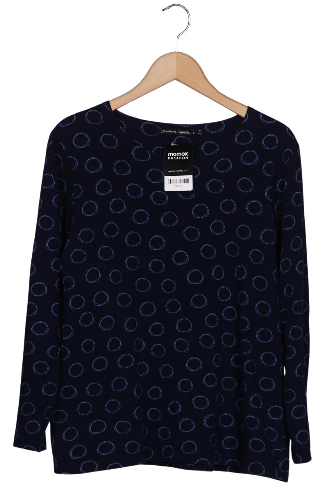 

Gudrun Sjödén Damen Langarmshirt, marineblau, Gr. 38