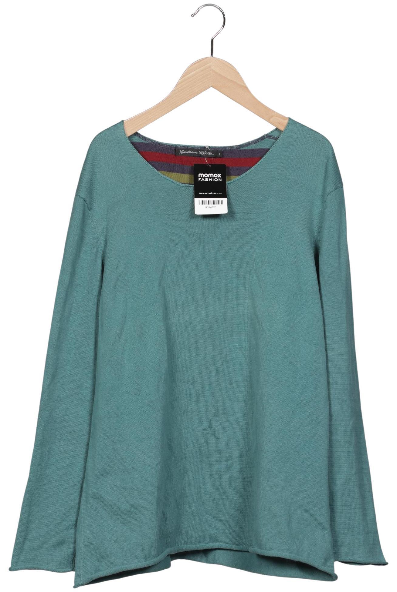 

Gudrun Sjödén Damen Pullover, türkis, Gr. 42