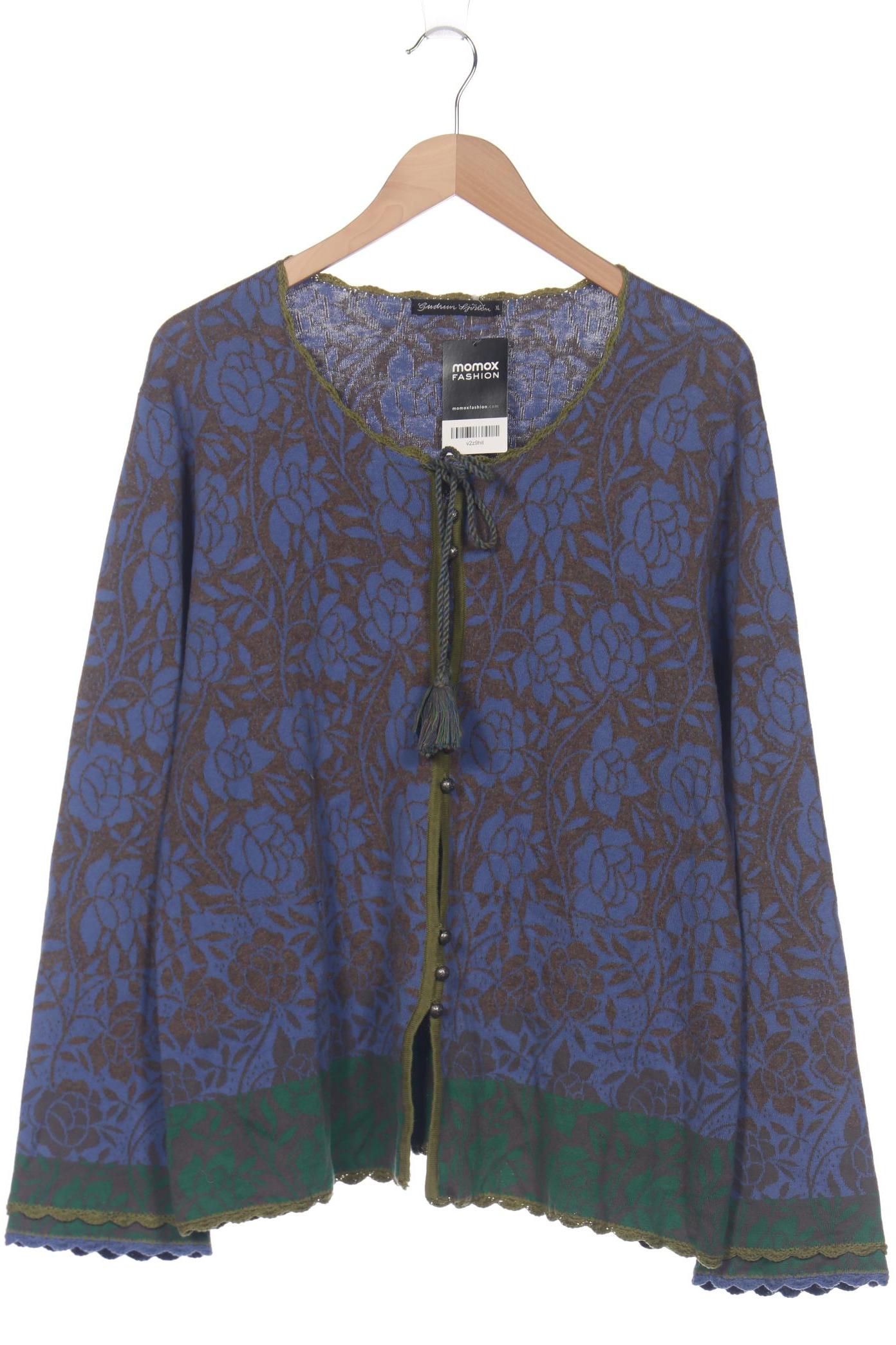 

Gudrun Sjödén Damen Strickjacke, blau, Gr. 44
