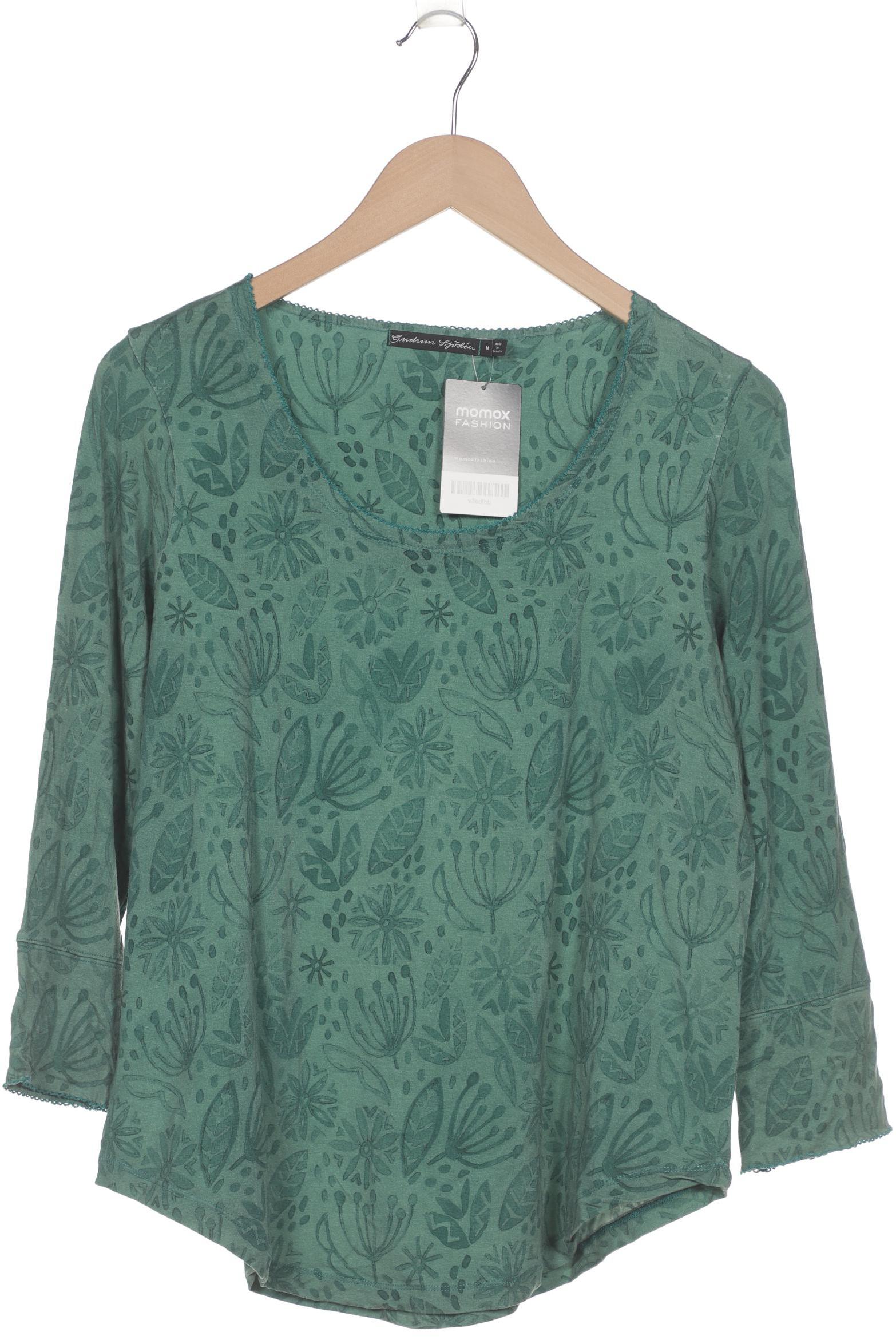 

Gudrun Sjödén Damen Langarmshirt, grün, Gr. 38