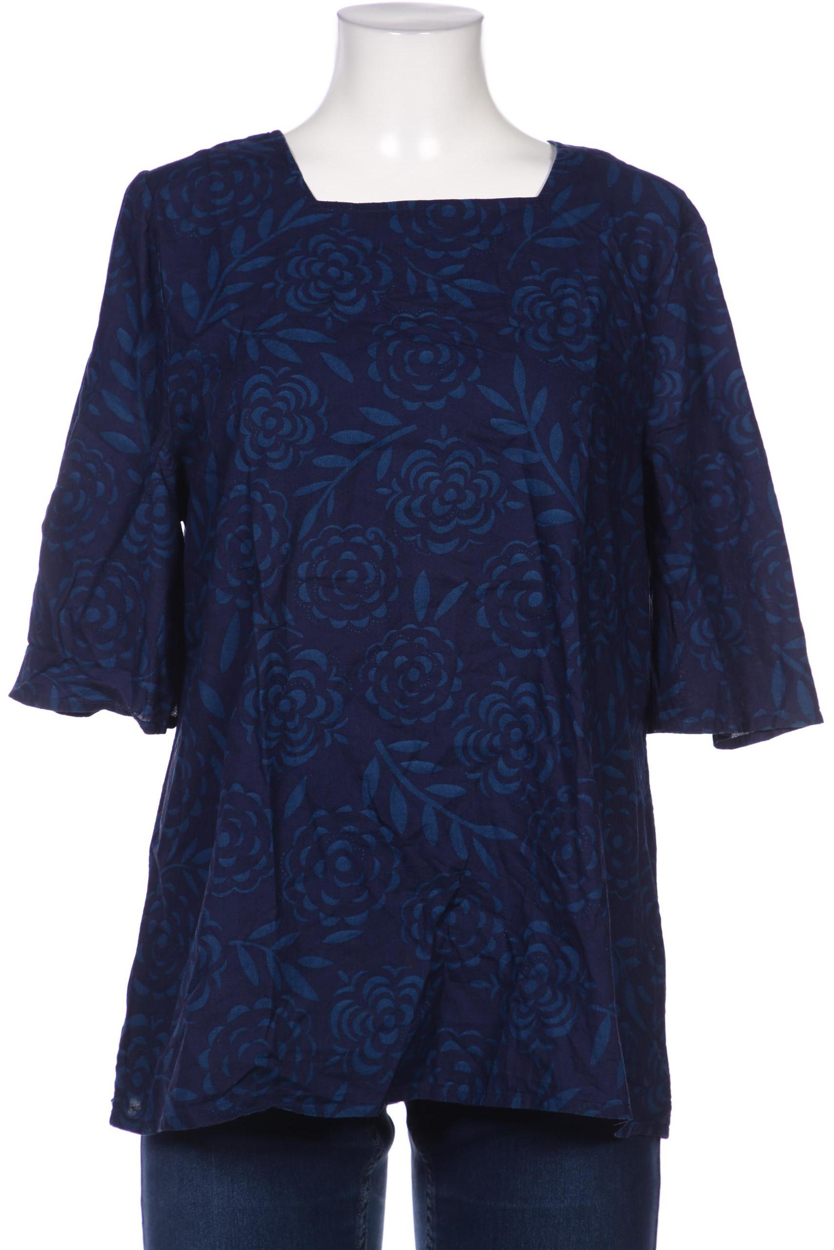 

Gudrun Sjödén Damen Bluse, marineblau, Gr. 38