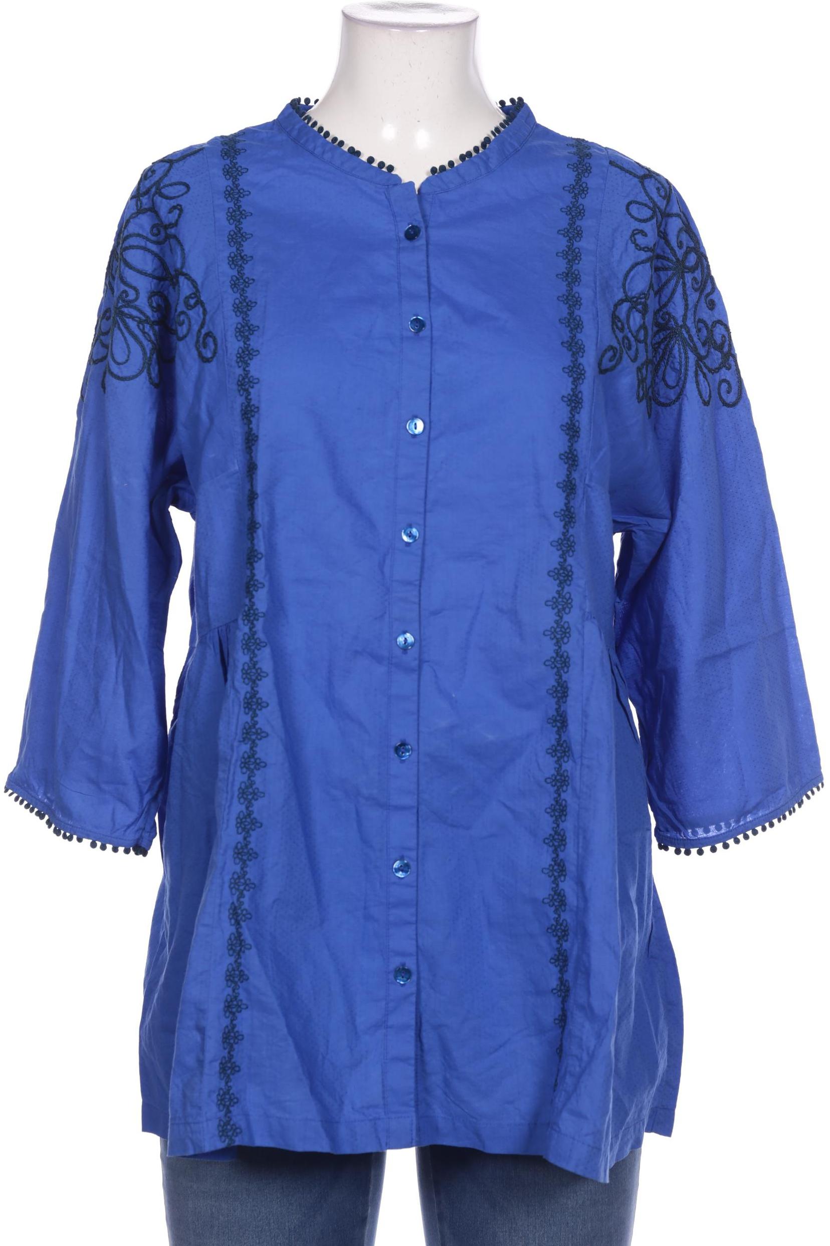 

Gudrun Sjödén Damen Bluse, blau, Gr. 38