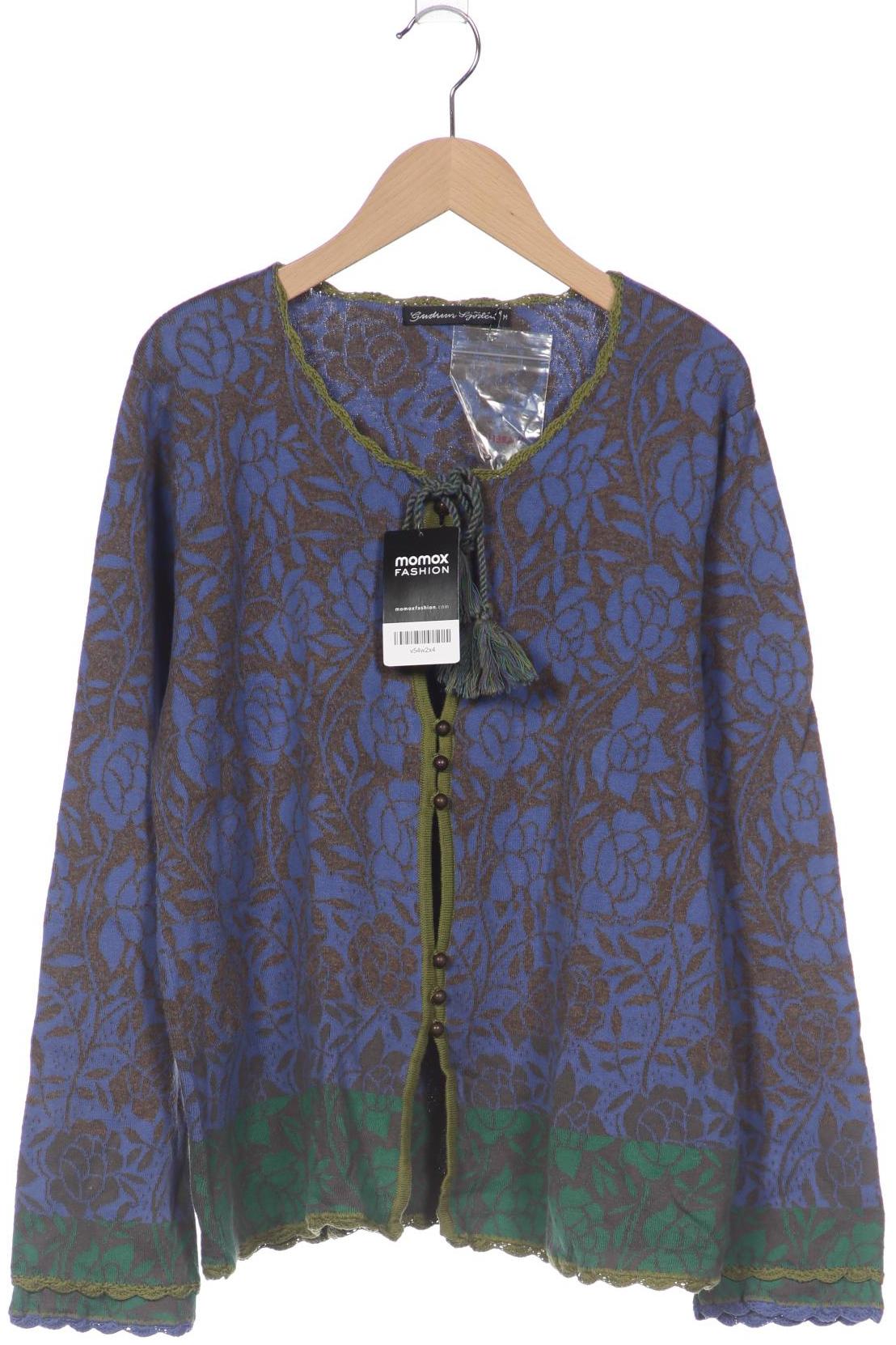 

Gudrun Sjödén Damen Strickjacke, blau, Gr. 38