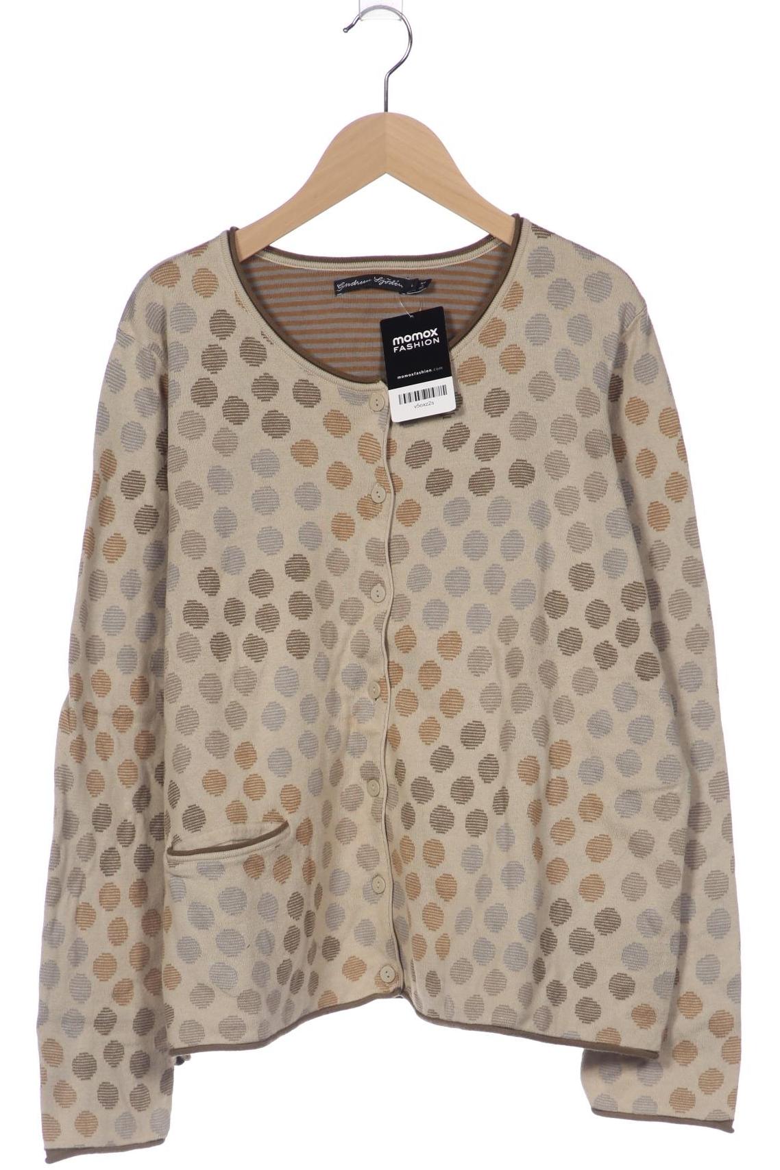 

Gudrun Sjödén Damen Strickjacke, beige, Gr. 42