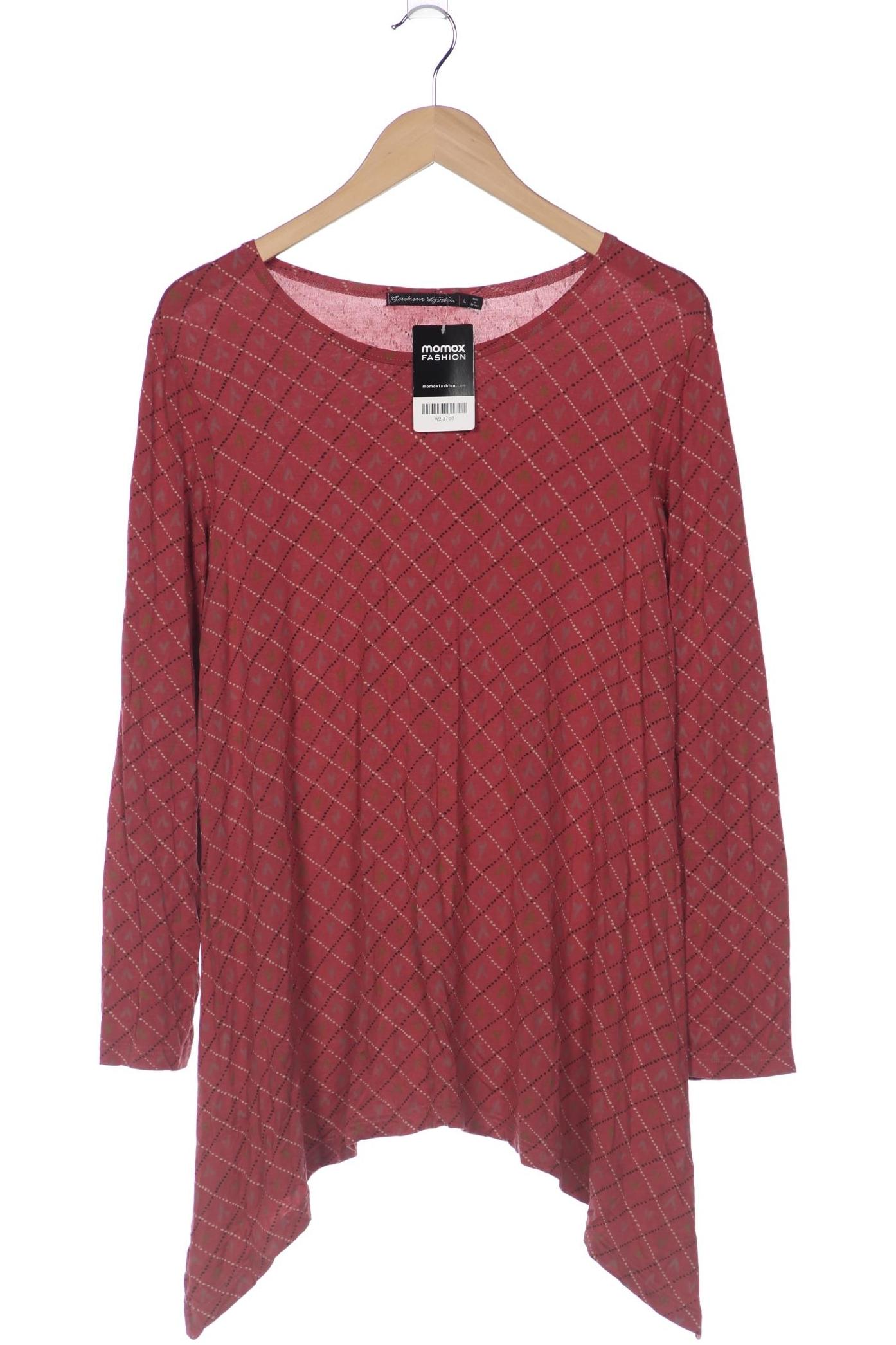 

Gudrun Sjödén Damen Langarmshirt, rot, Gr. 42