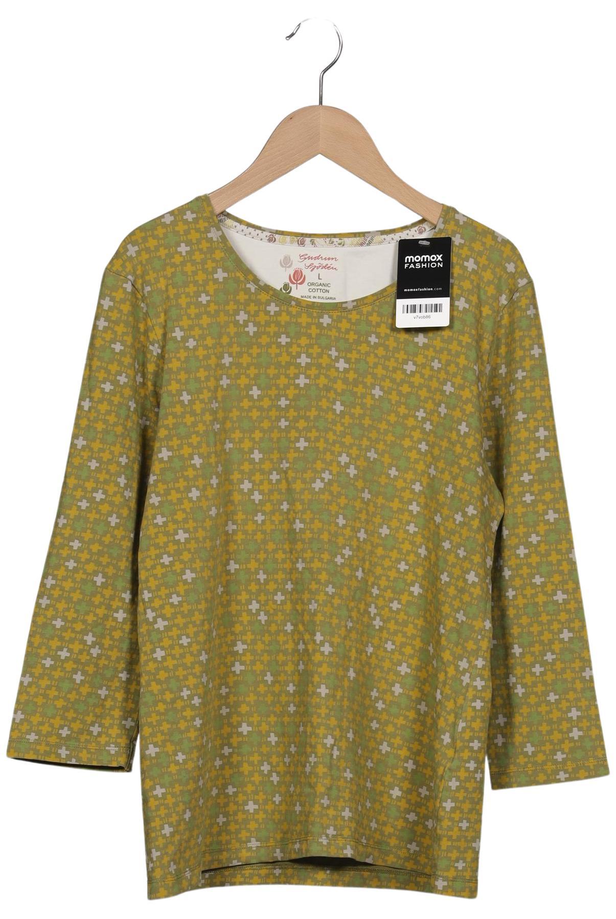 

Gudrun Sjödén Damen Langarmshirt, grün, Gr. 42