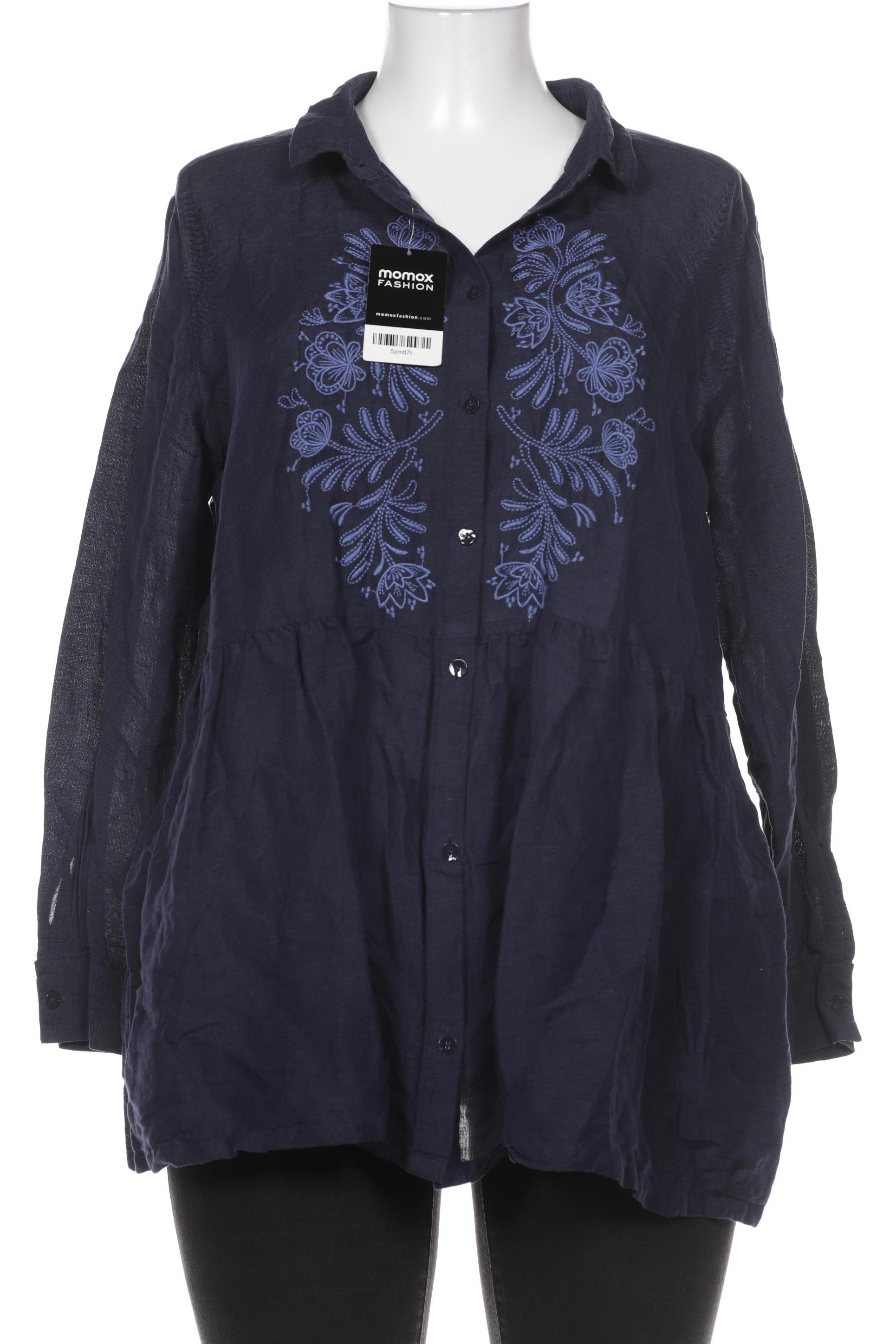 

Gudrun Sjödén Damen Bluse, marineblau, Gr. 42