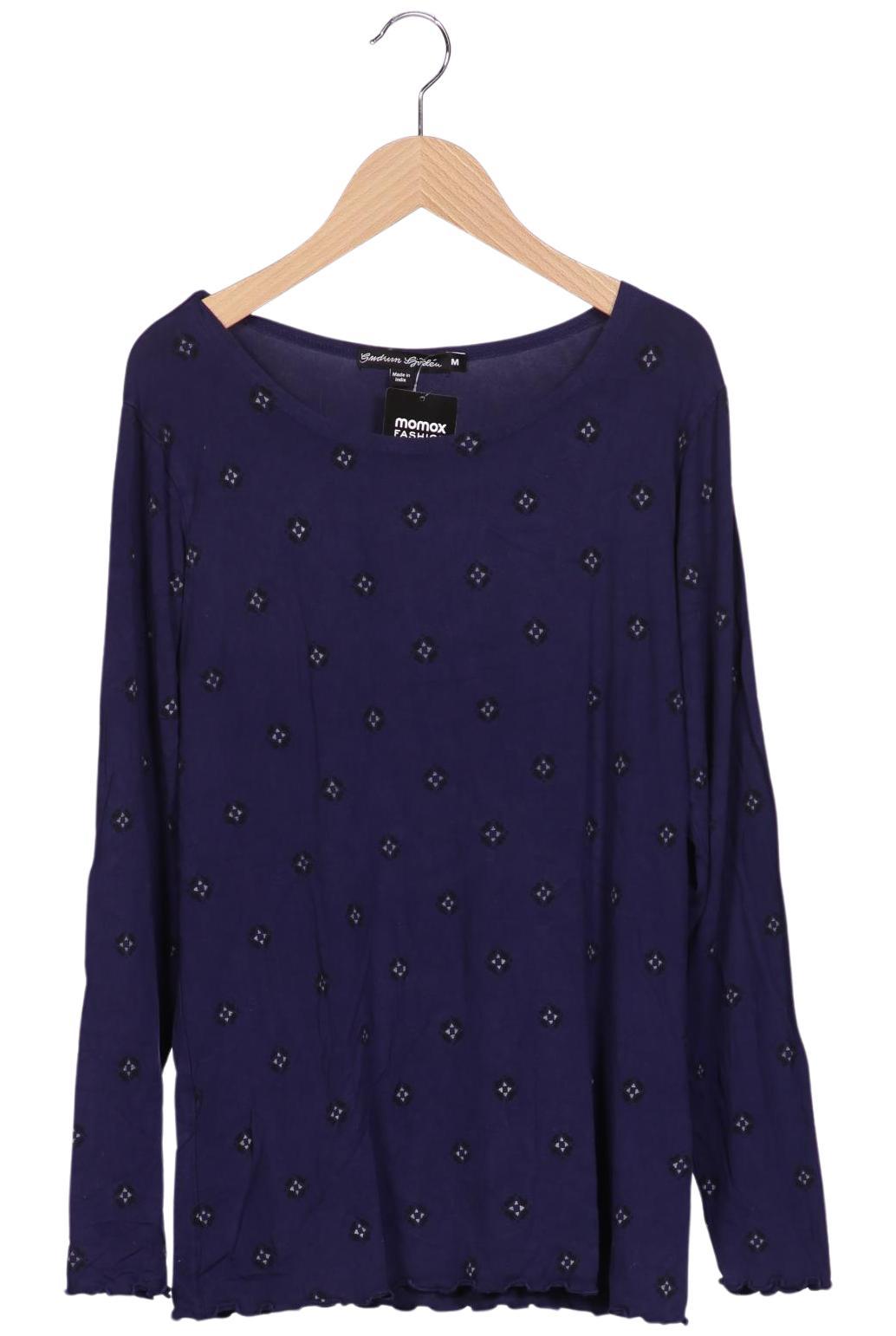 

Gudrun Sjödén Damen Langarmshirt, marineblau, Gr. 38