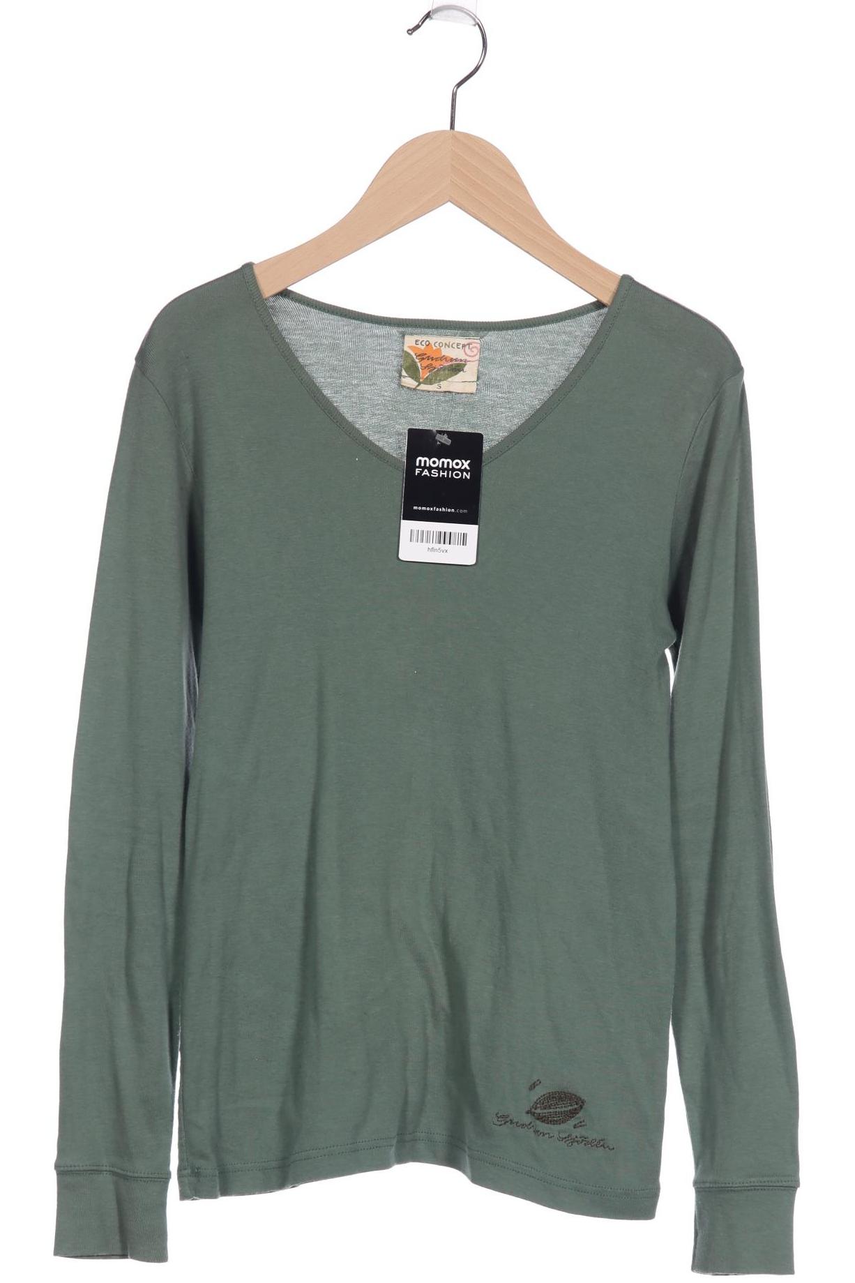 

Gudrun Sjödén Damen Langarmshirt, grün, Gr. 36