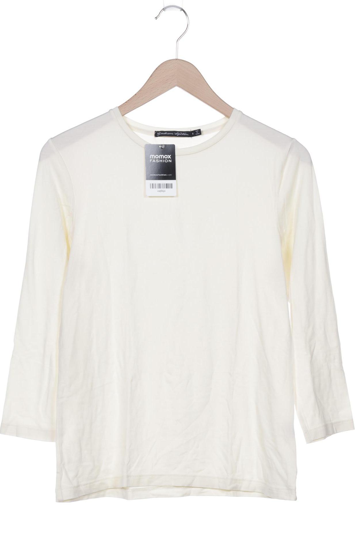 

Gudrun Sjödén Damen Langarmshirt, cremeweiß, Gr. 36