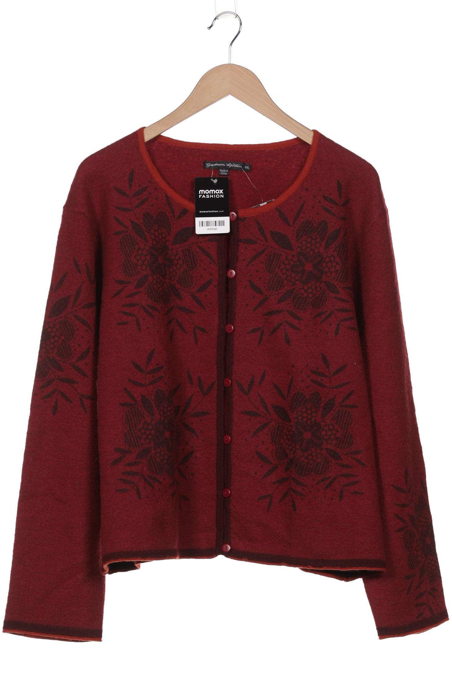 

Gudrun Sjödén Damen Strickjacke, rot, Gr. 46