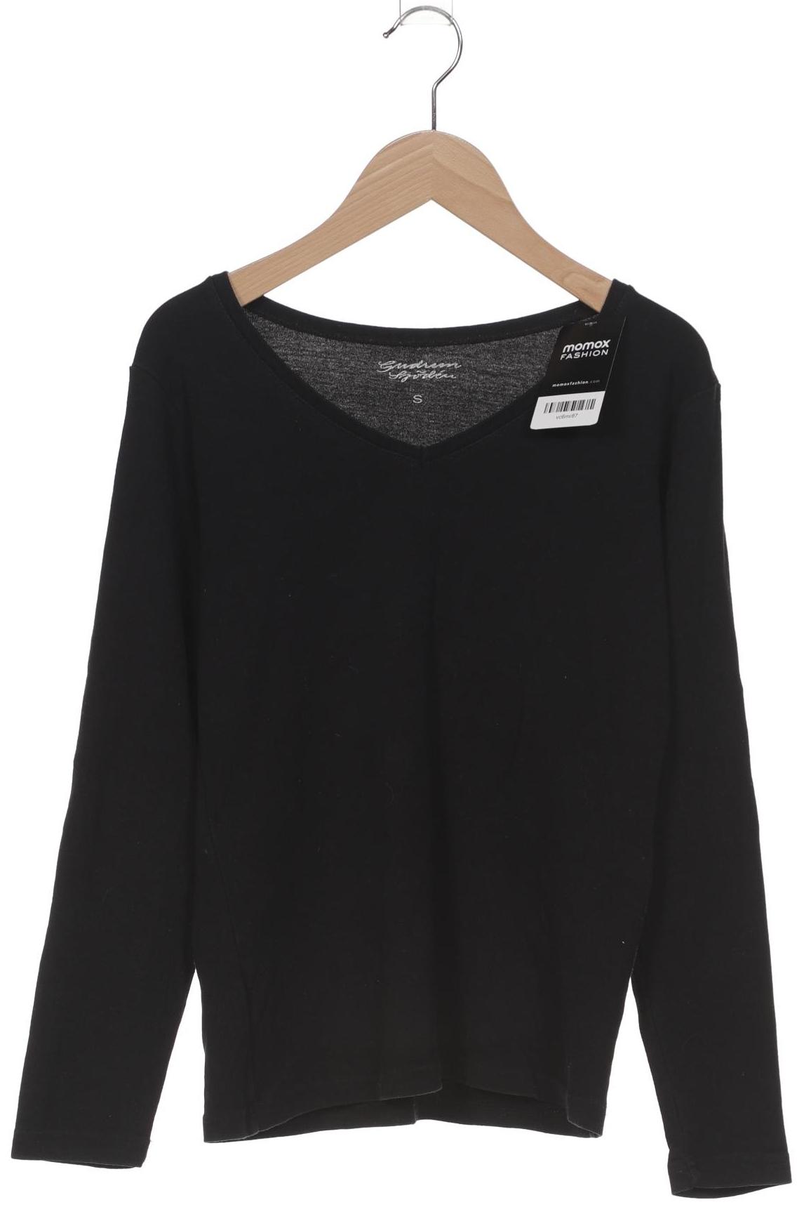

Gudrun Sjödén Damen Langarmshirt, schwarz, Gr. 36