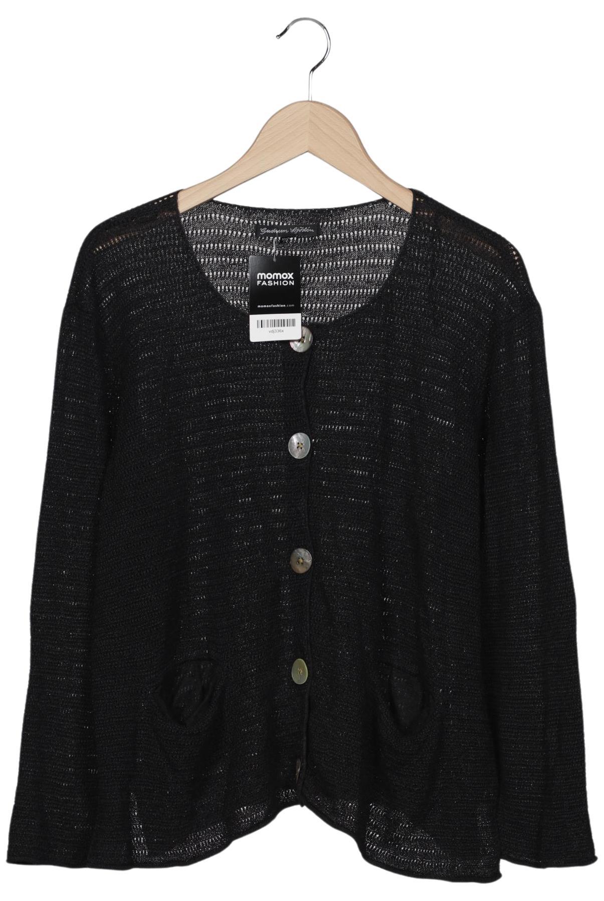 

Gudrun Sjödén Damen Strickjacke, schwarz, Gr. 44