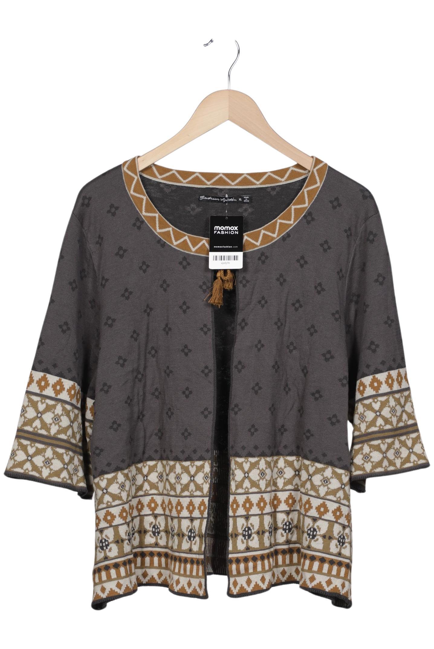 

Gudrun Sjödén Damen Strickjacke, grau, Gr. 44