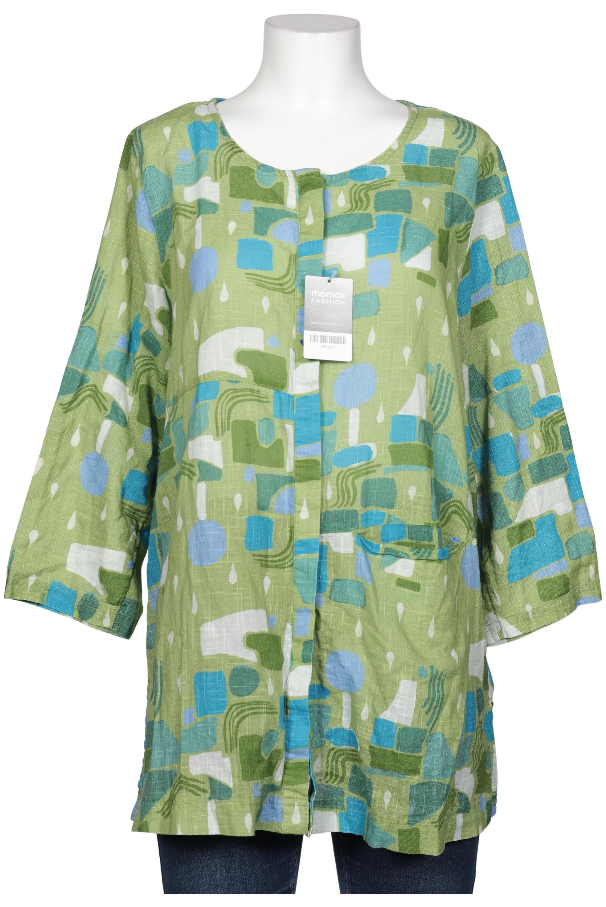 

Gudrun Sjödén Damen Bluse, grün, Gr. 42