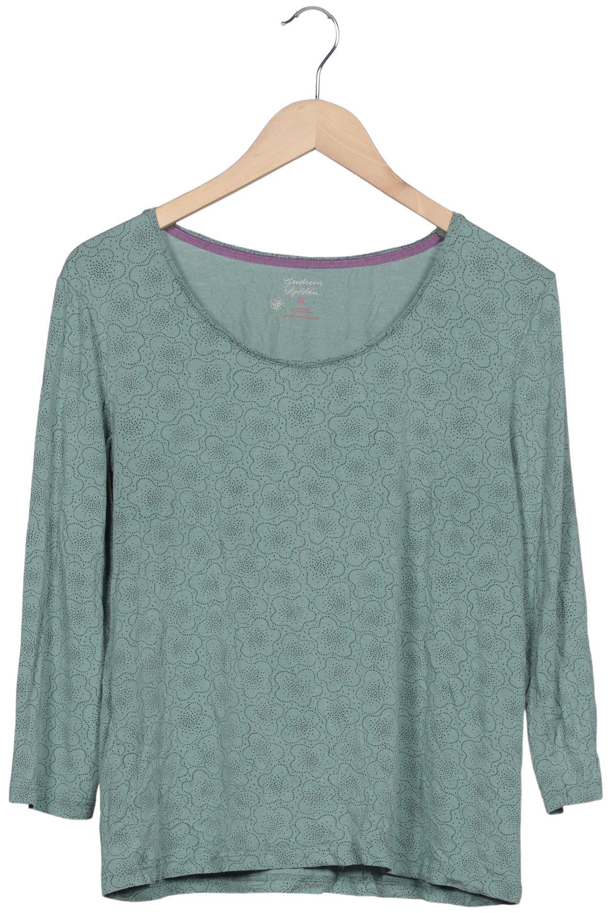 

Gudrun Sjödén Damen Langarmshirt, hellgrün, Gr. 44