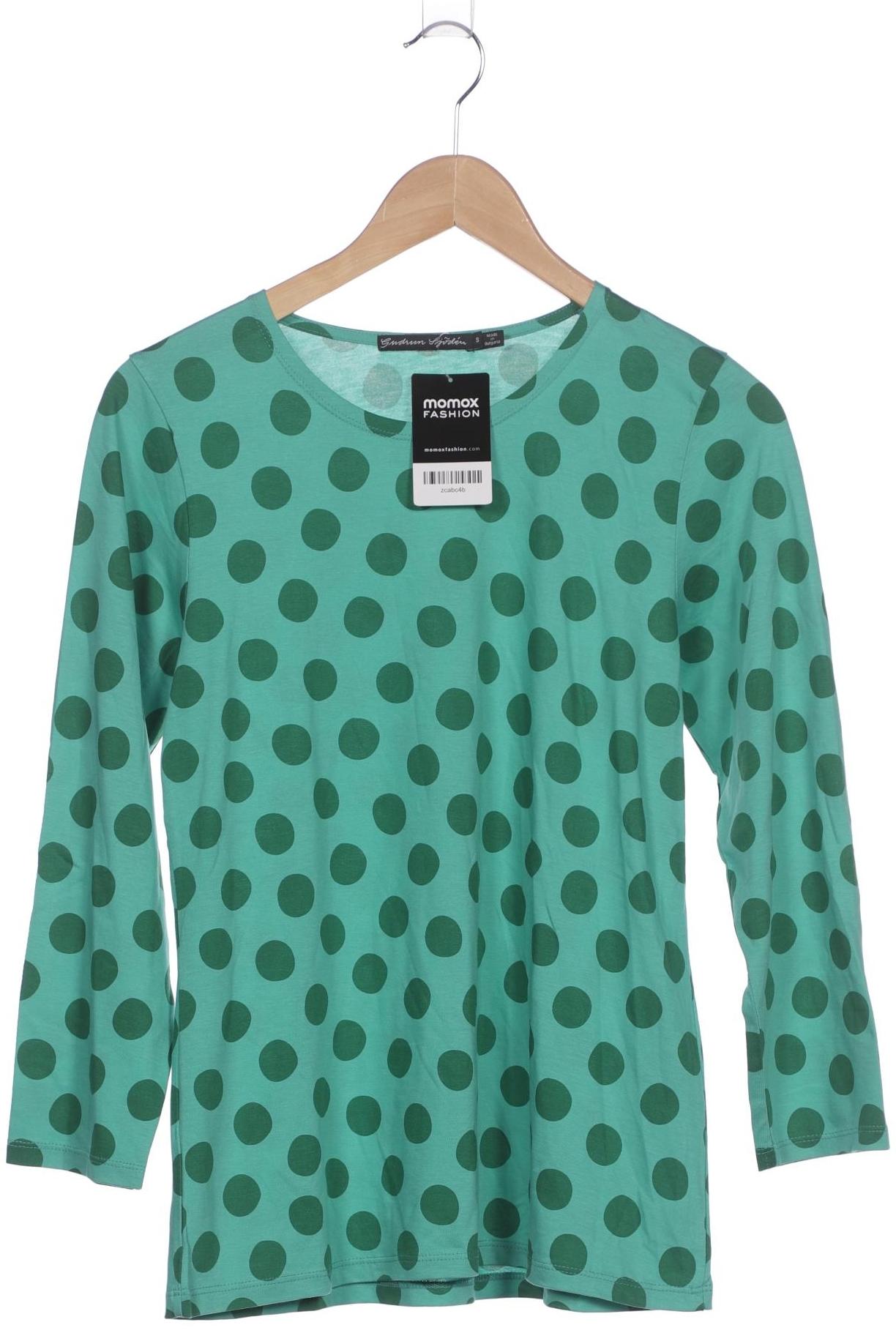 

Gudrun Sjödén Damen Langarmshirt, grün, Gr. 36