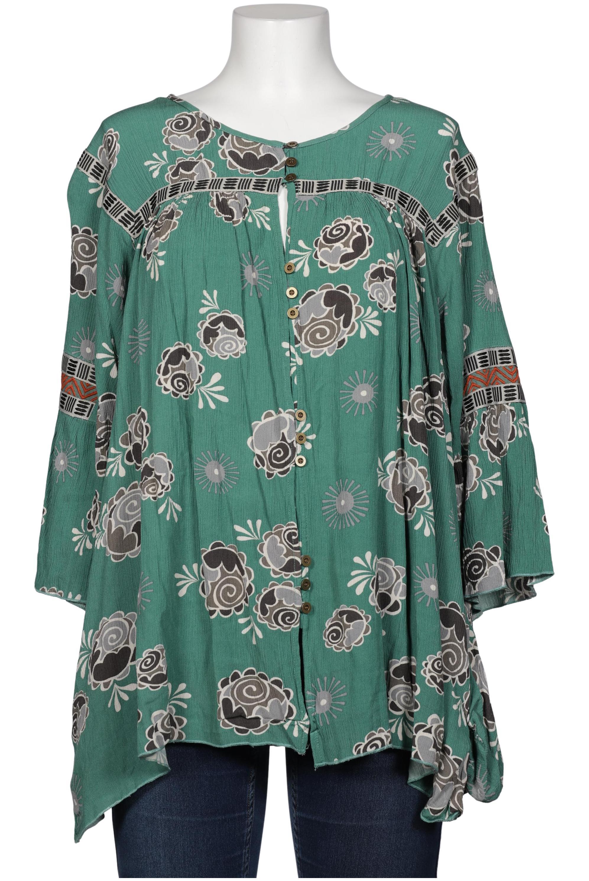 

Gudrun Sjödén Damen Bluse, türkis, Gr. 42