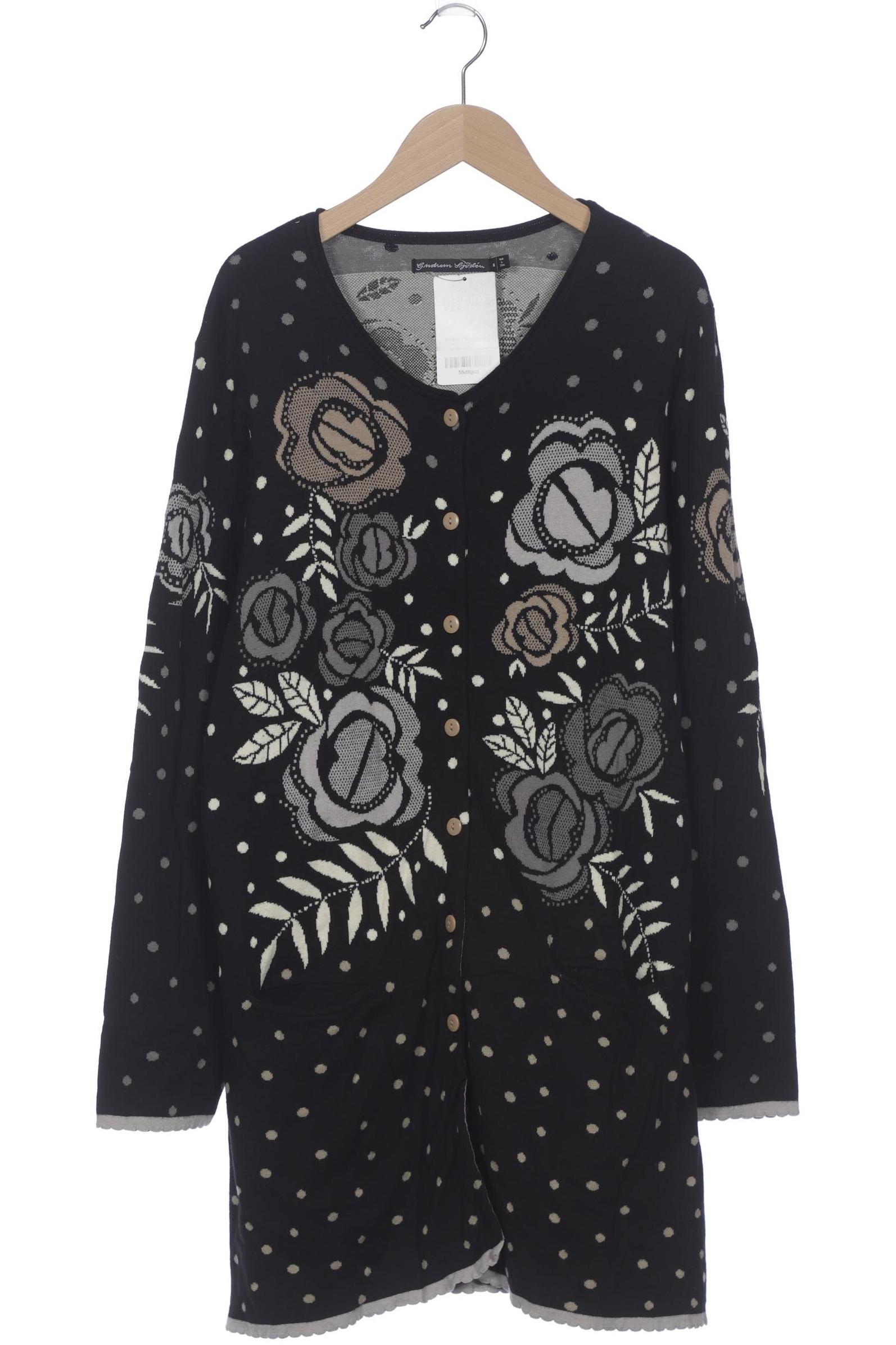 

Gudrun Sjödén Damen Strickjacke, schwarz, Gr. 38