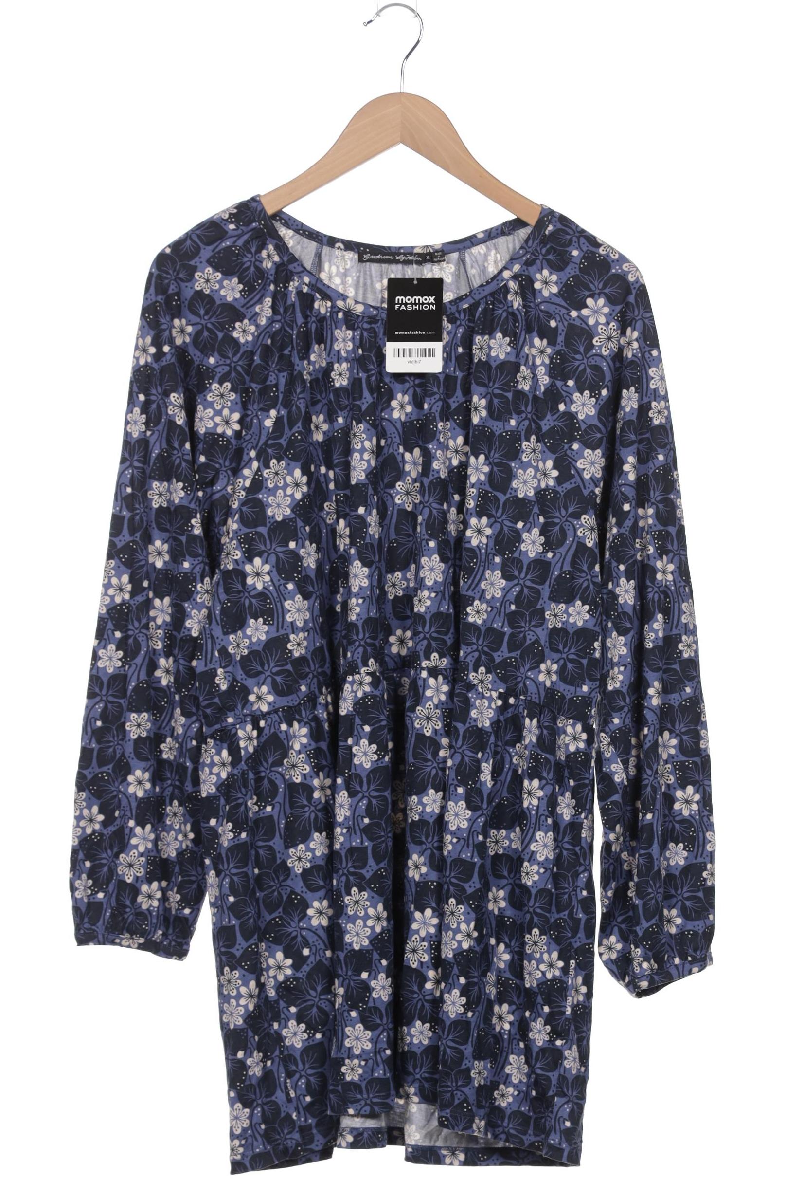 

Gudrun Sjödén Damen Langarmshirt, marineblau, Gr. 44
