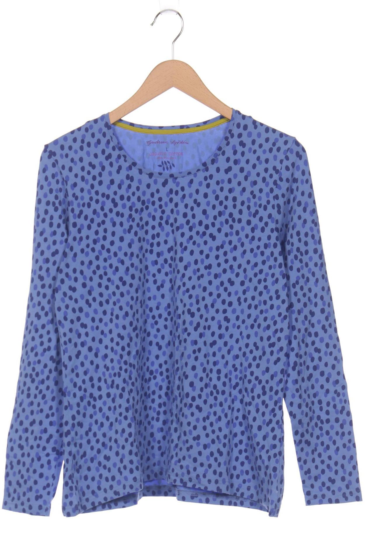 

Gudrun Sjödén Damen Langarmshirt, blau, Gr. 42