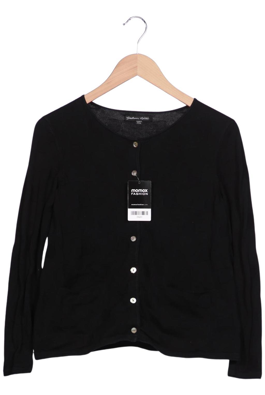 

Gudrun Sjödén Damen Strickjacke, schwarz, Gr. 36