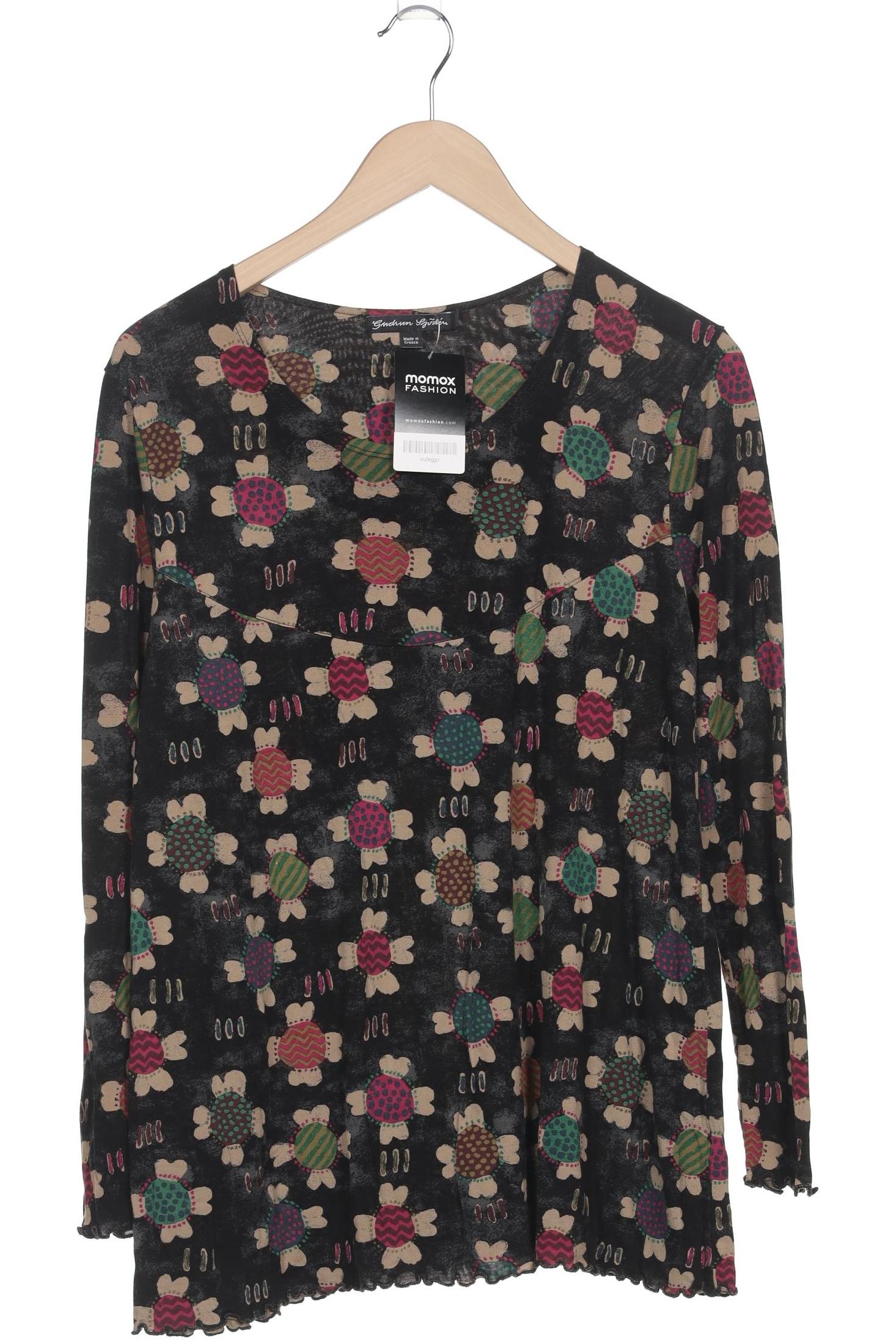 

Gudrun Sjödén Damen Langarmshirt, schwarz, Gr. 42