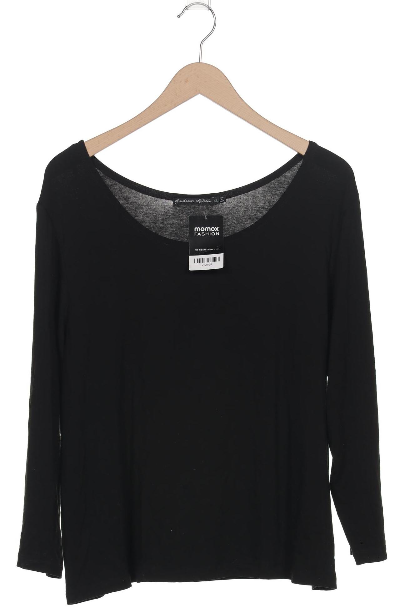 

Gudrun Sjödén Damen Langarmshirt, schwarz, Gr. 46