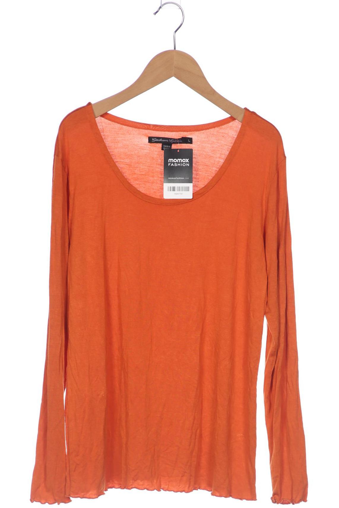

Gudrun Sjödén Damen Langarmshirt, orange, Gr. 42