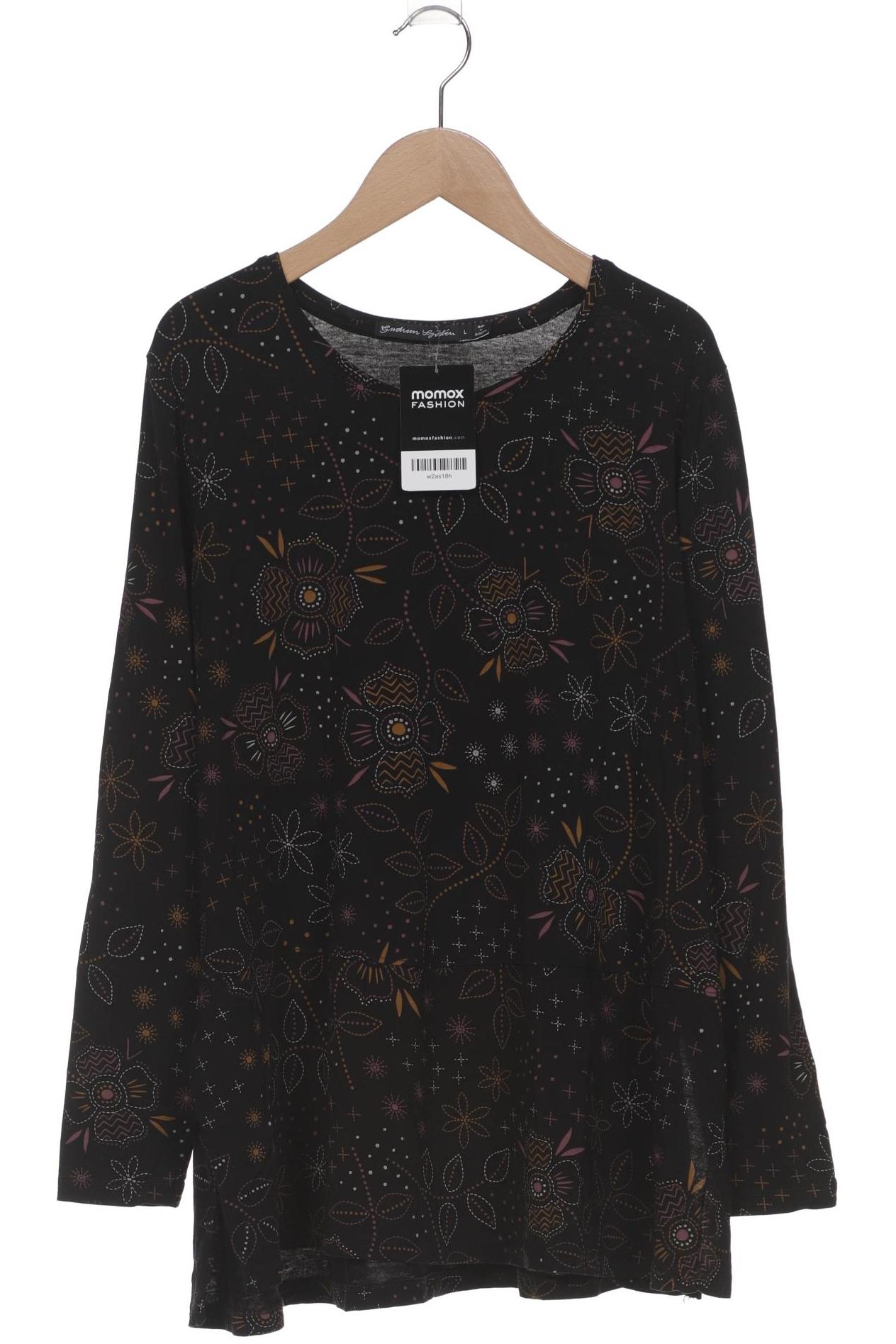 

Gudrun Sjödén Damen Langarmshirt, schwarz, Gr. 42