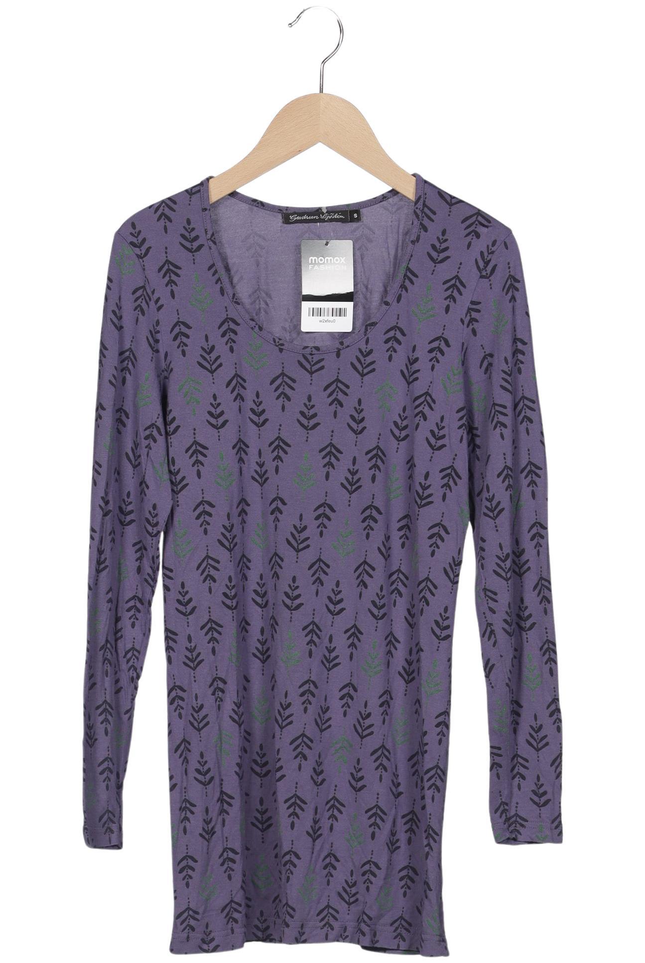 

Gudrun Sjödén Damen Langarmshirt, flieder, Gr. 36