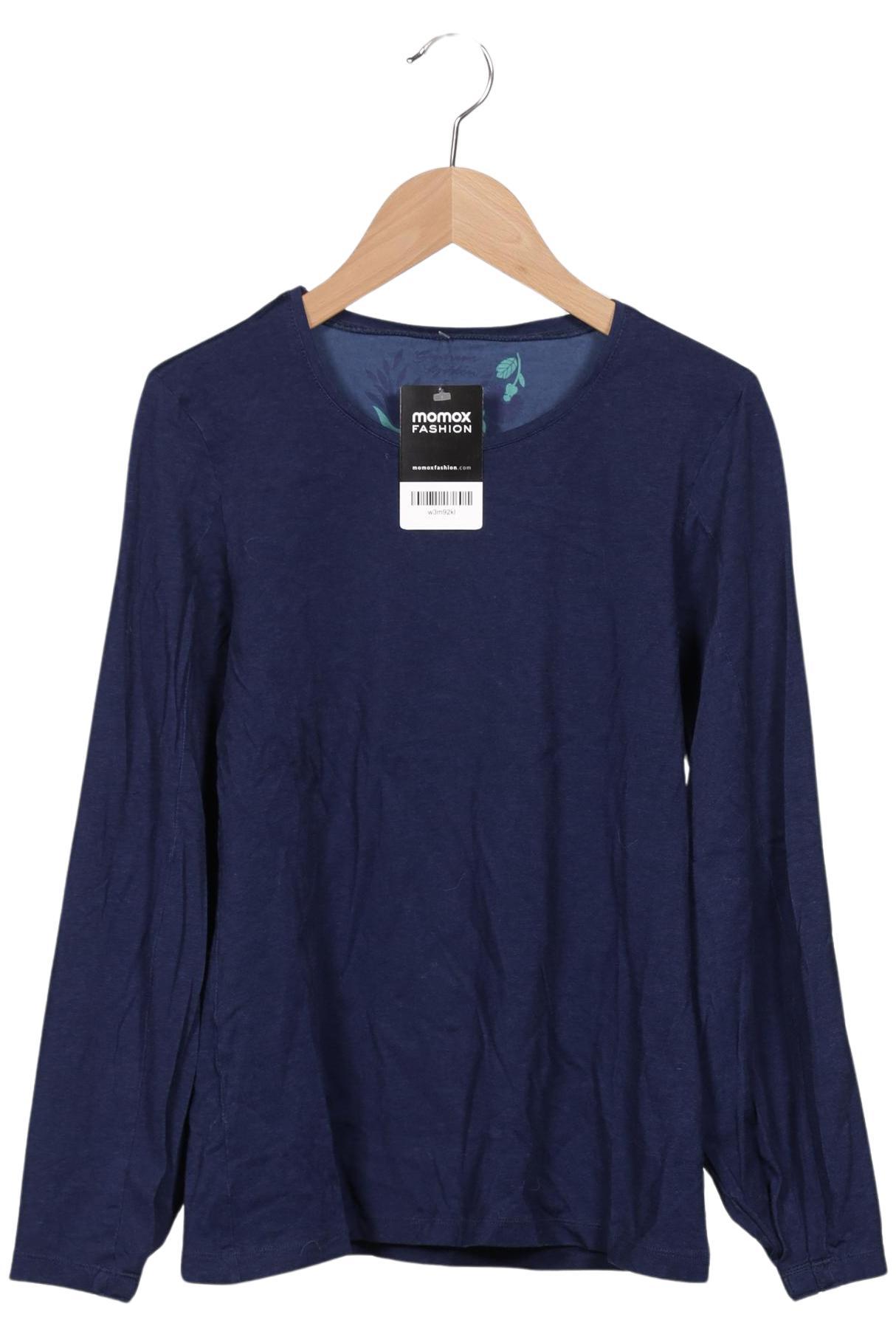 

Gudrun Sjödén Damen Langarmshirt, marineblau, Gr. 36