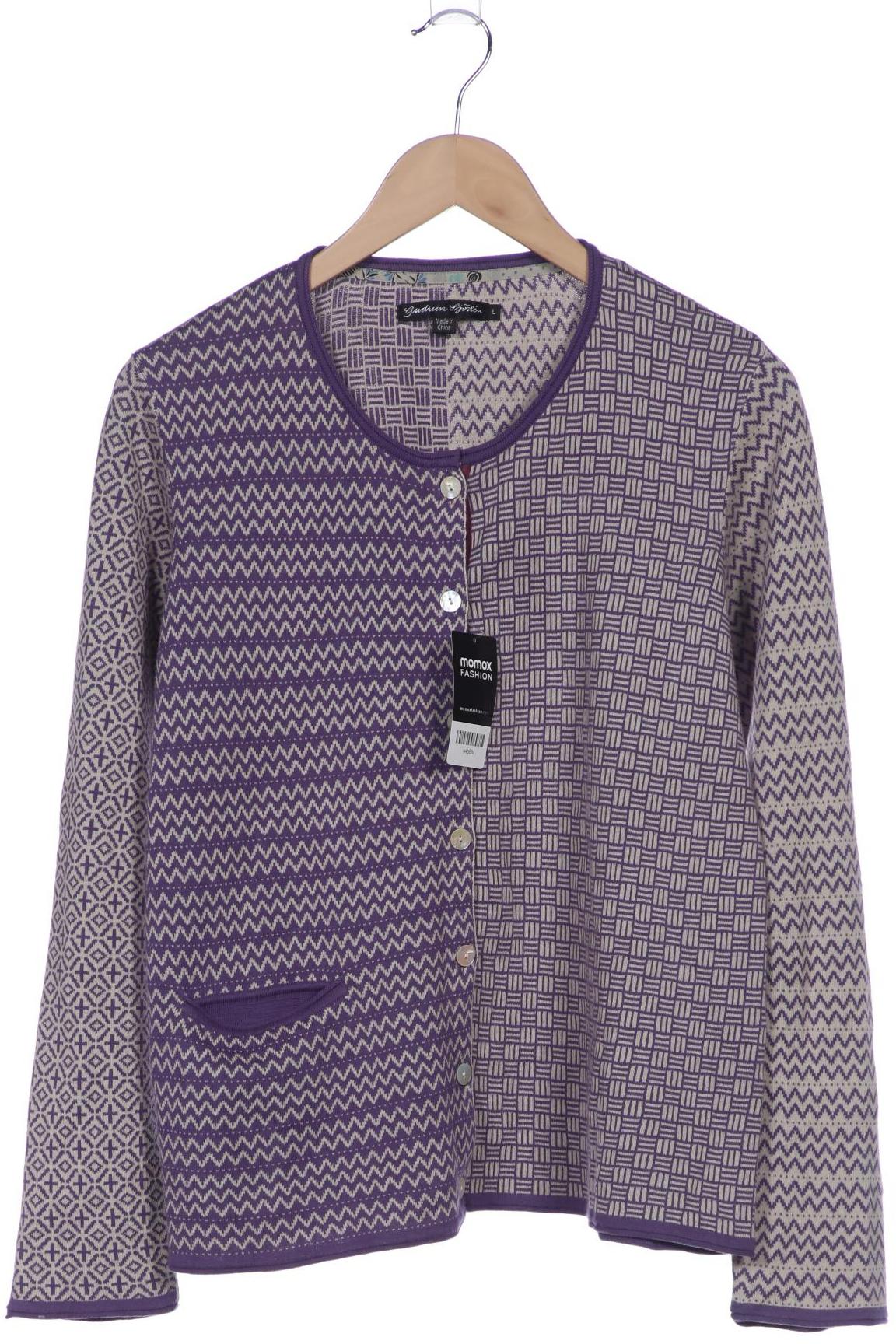 

Gudrun Sjödén Damen Strickjacke, flieder, Gr. 42