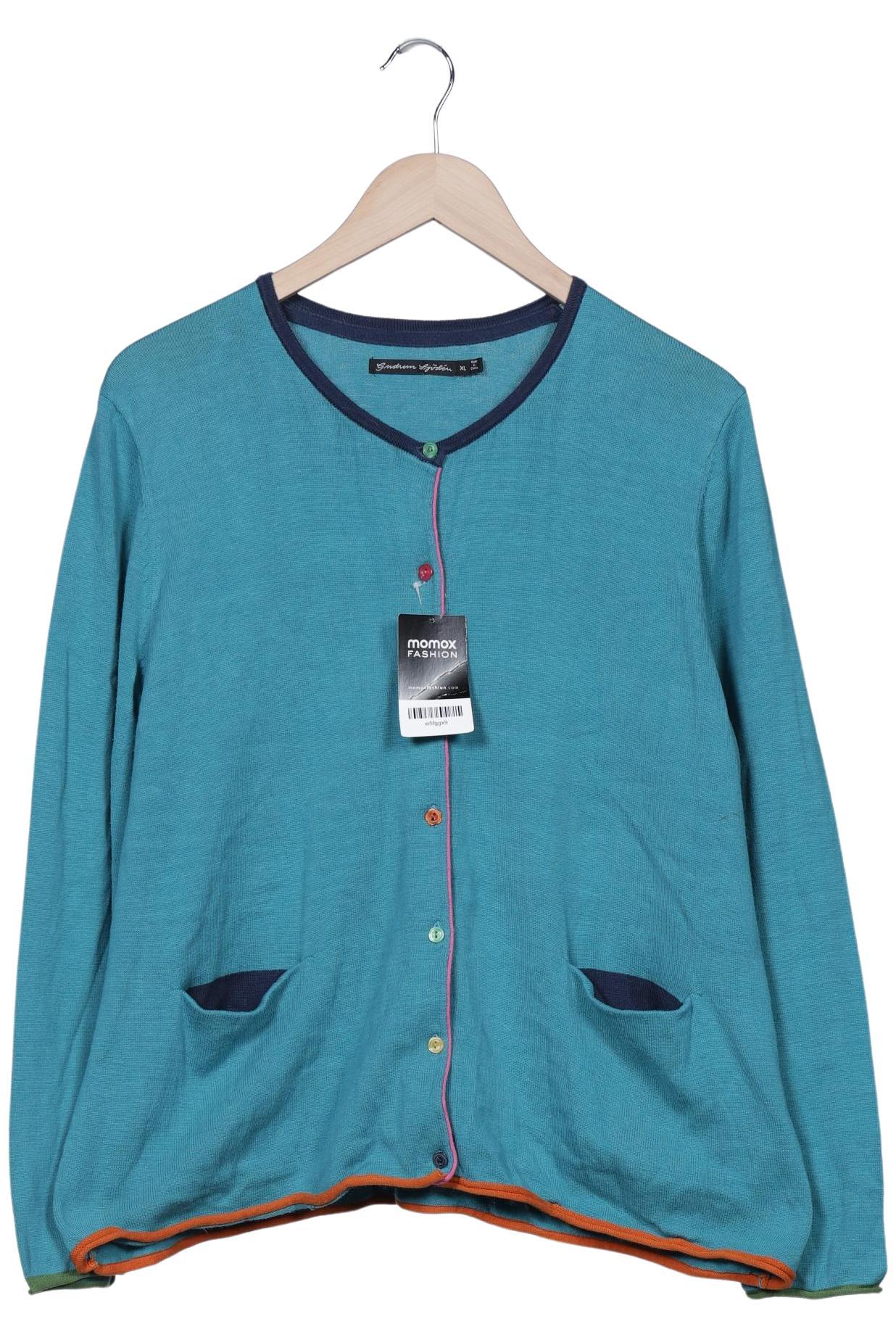 

Gudrun Sjödén Damen Strickjacke, türkis, Gr. 44