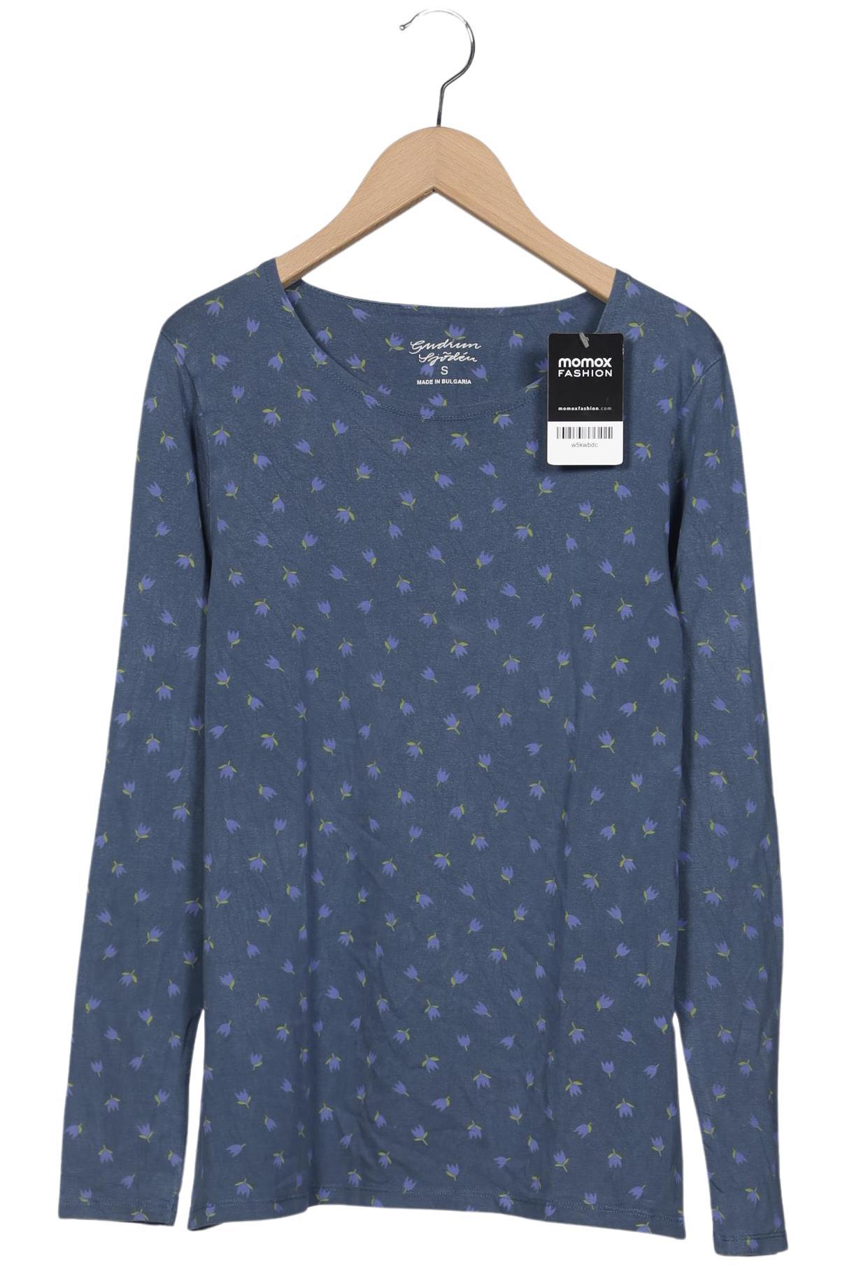

Gudrun Sjödén Damen Langarmshirt, blau, Gr. 36