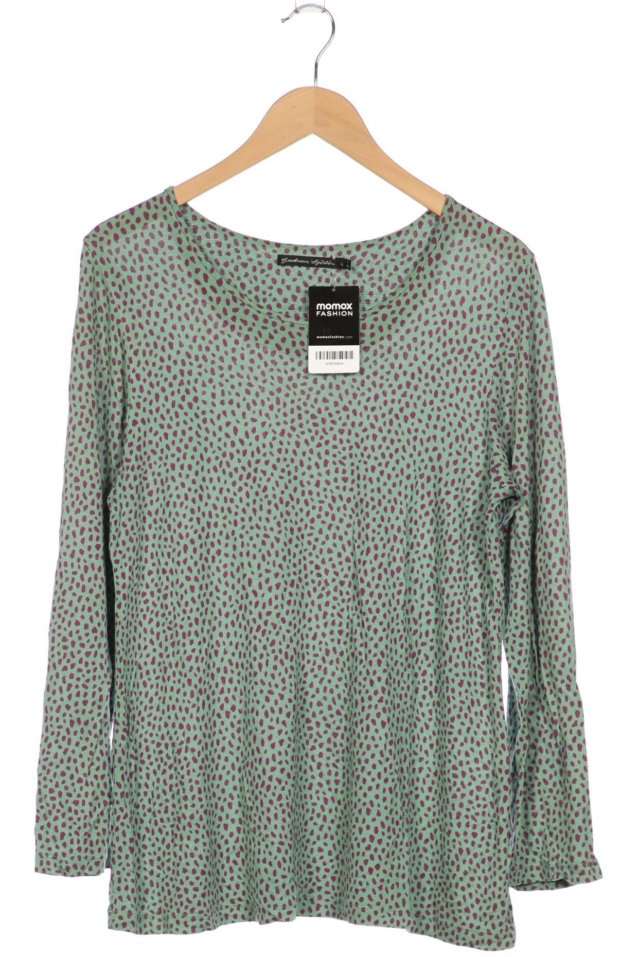 

Gudrun Sjödén Damen Langarmshirt, grün, Gr. 42