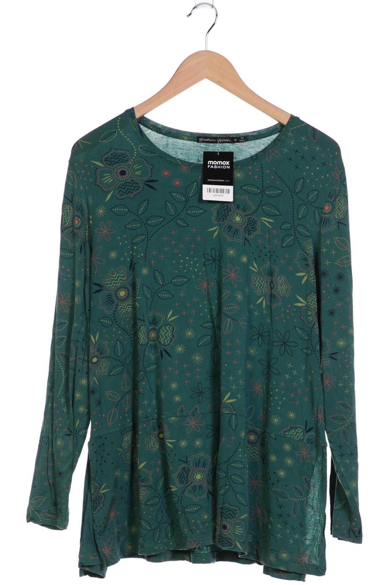 

Gudrun Sjödén Damen Langarmshirt, grün, Gr. 44