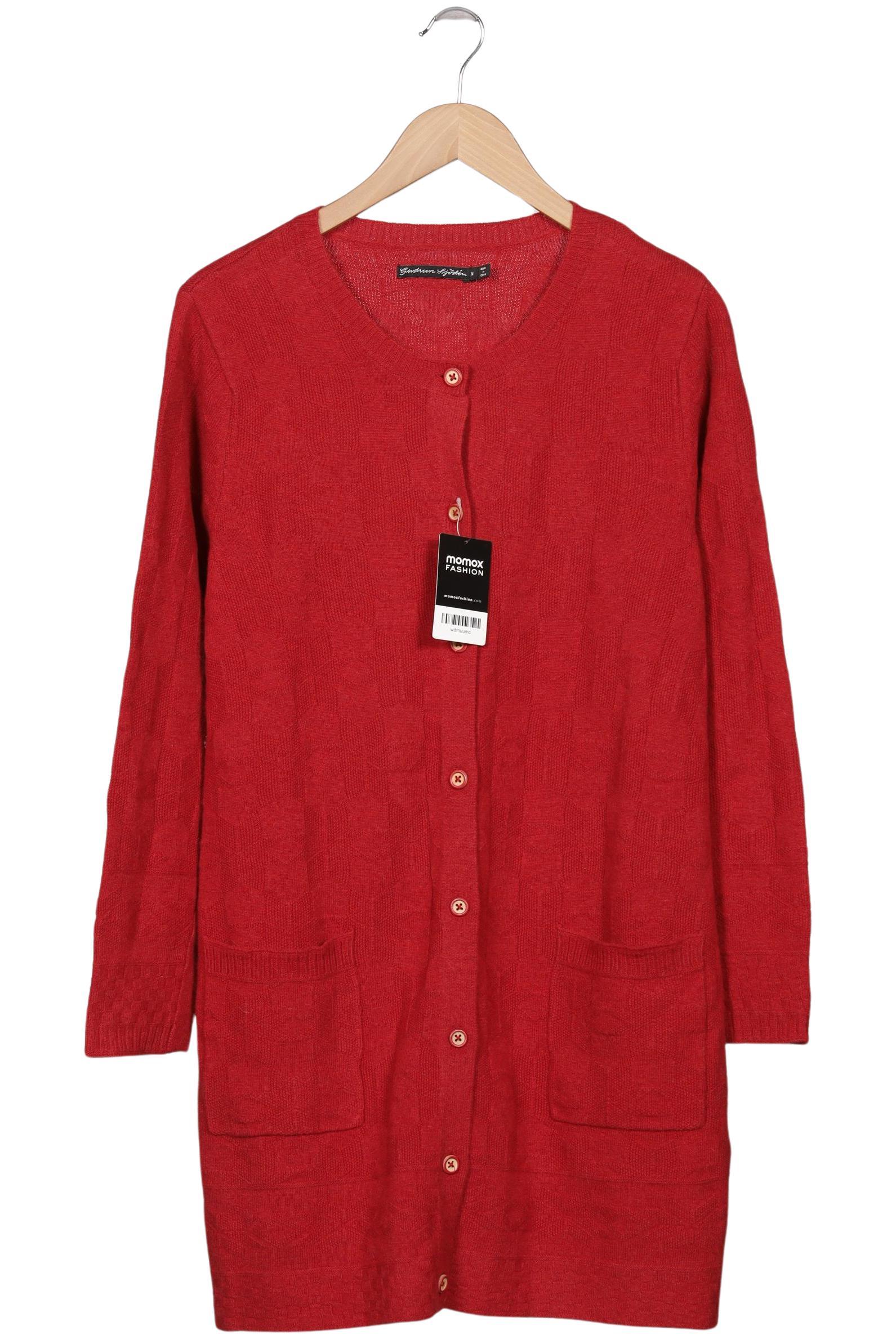 

Gudrun Sjödén Damen Strickjacke, rot, Gr. 38