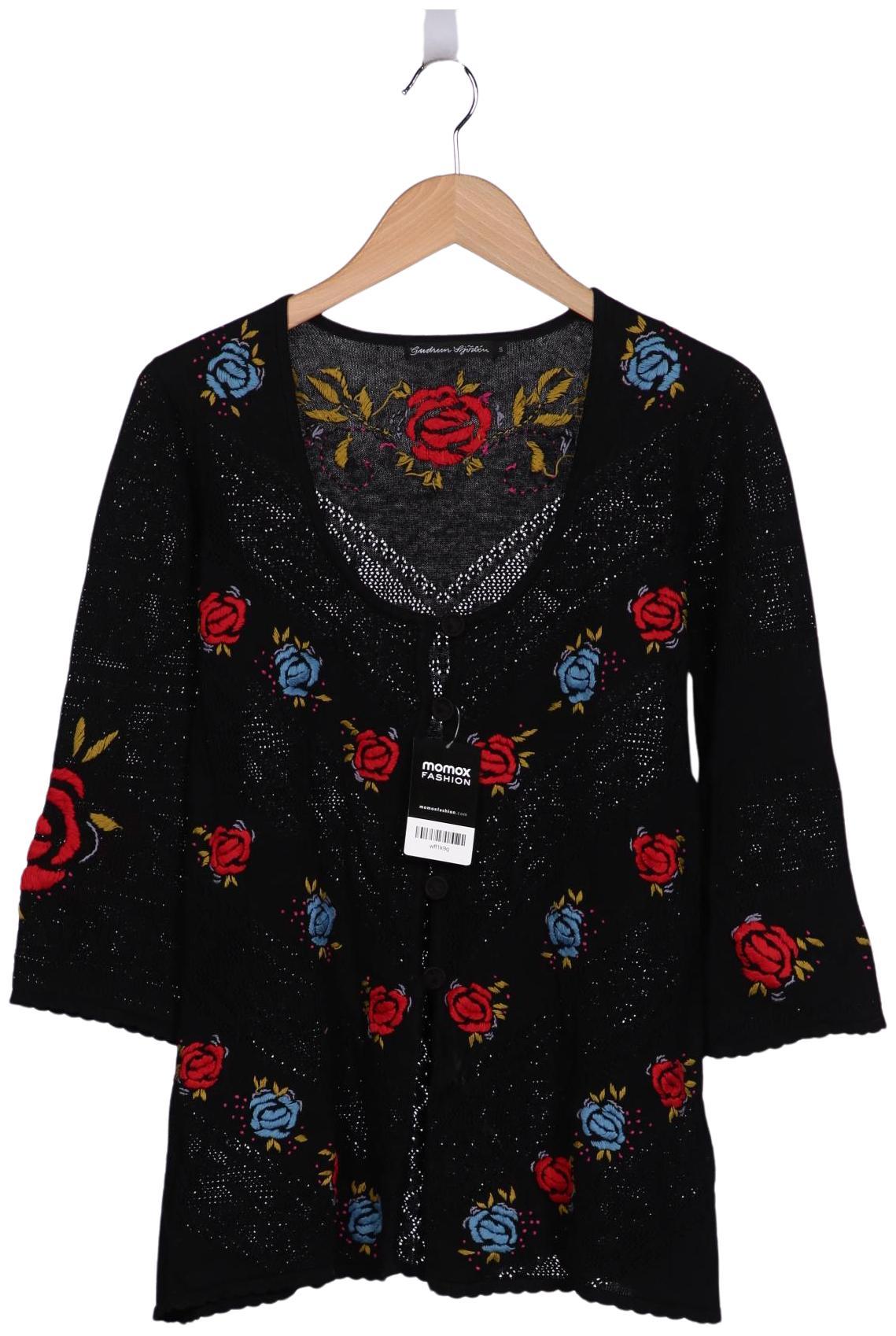 

Gudrun Sjödén Damen Strickjacke, schwarz, Gr. 36