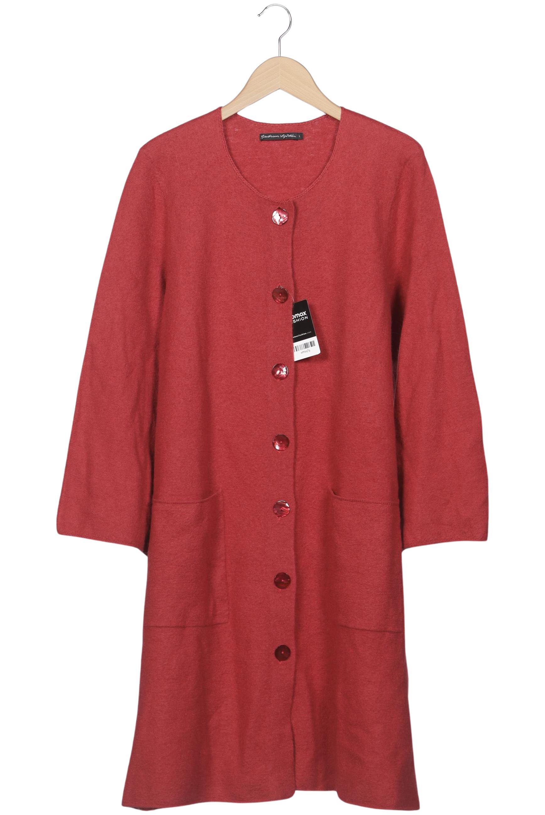 

Gudrun Sjödén Damen Strickjacke, rot, Gr. 42
