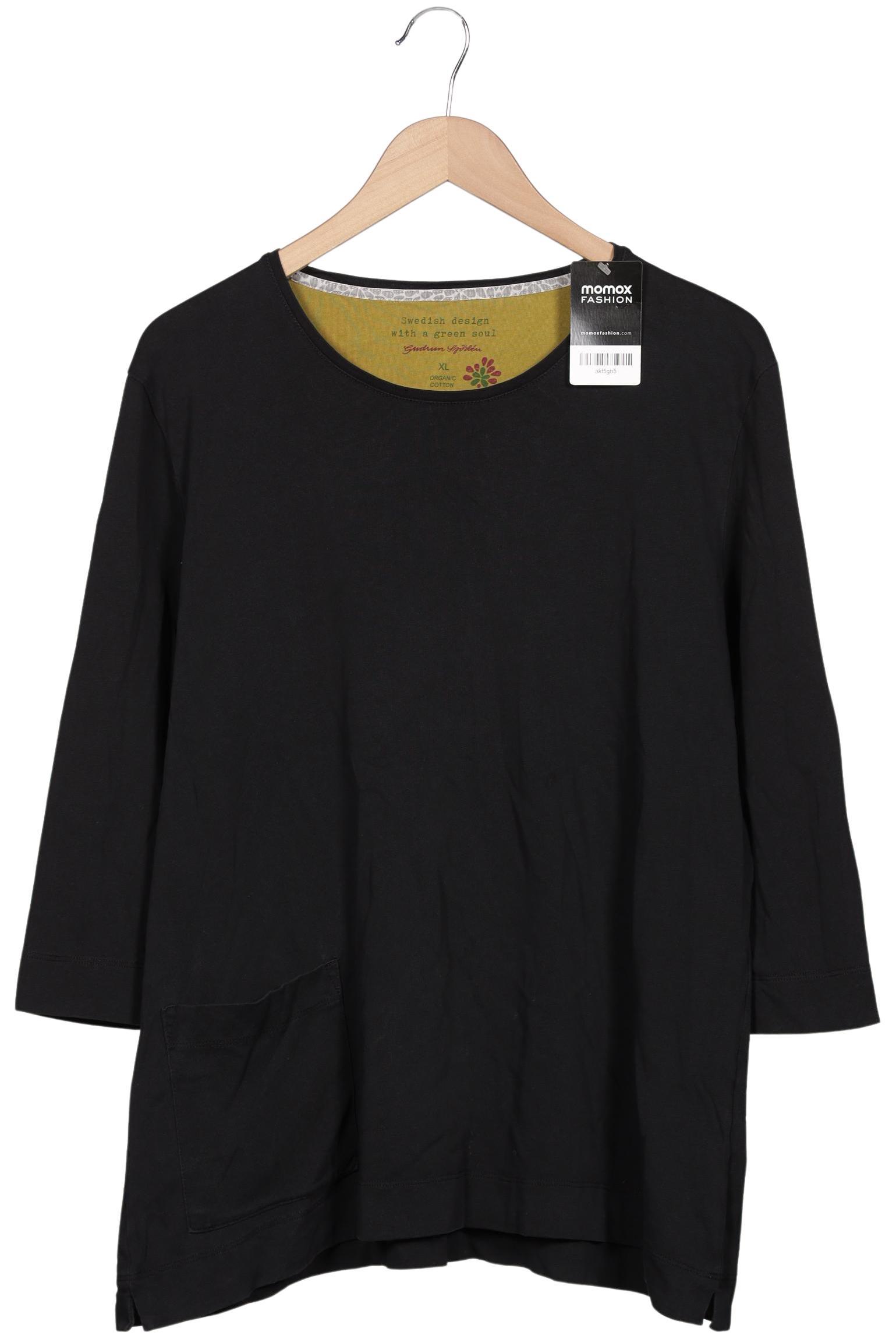 

Gudrun Sjödén Damen Langarmshirt, schwarz, Gr. 44