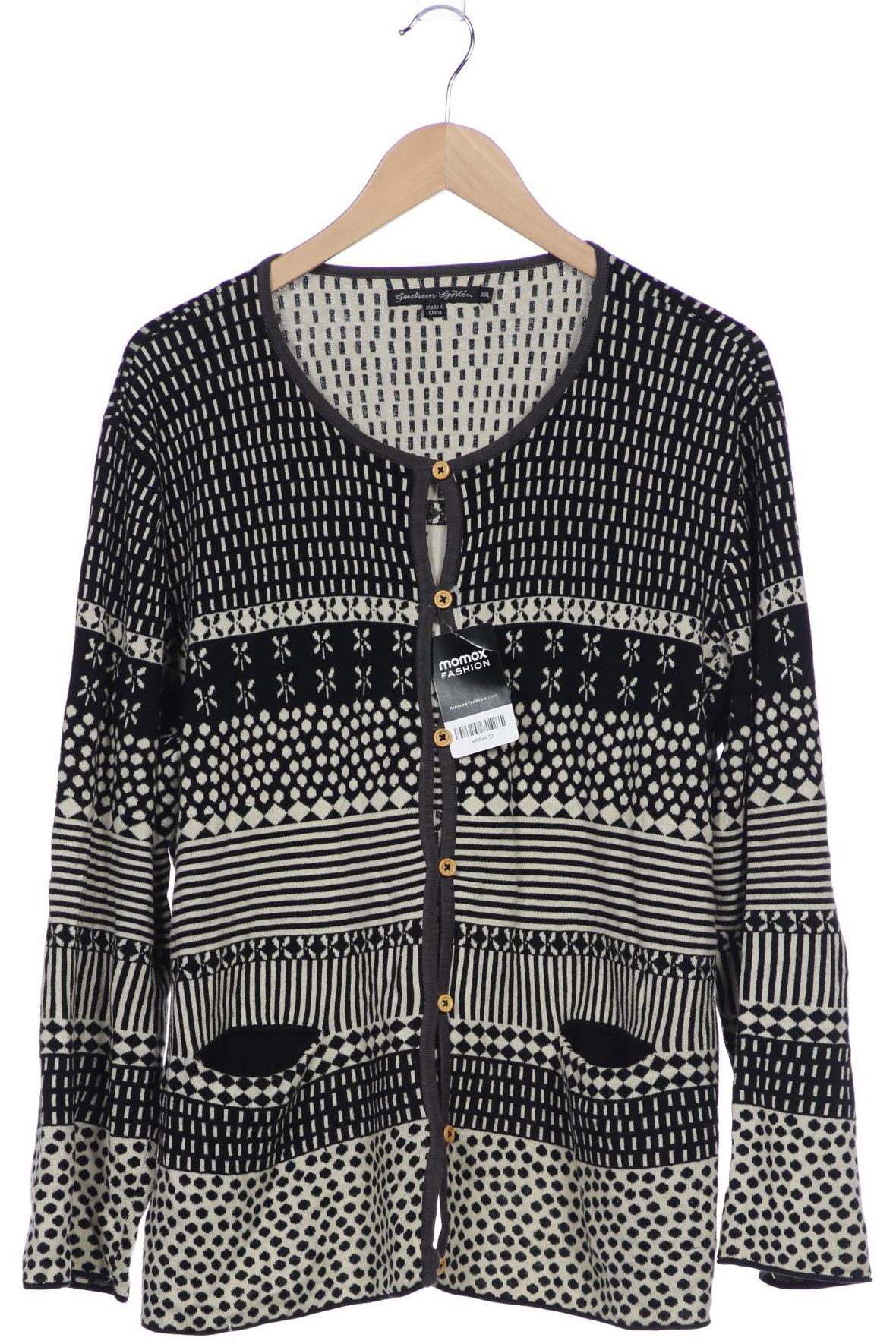 

Gudrun Sjödén Damen Strickjacke, schwarz, Gr. 46