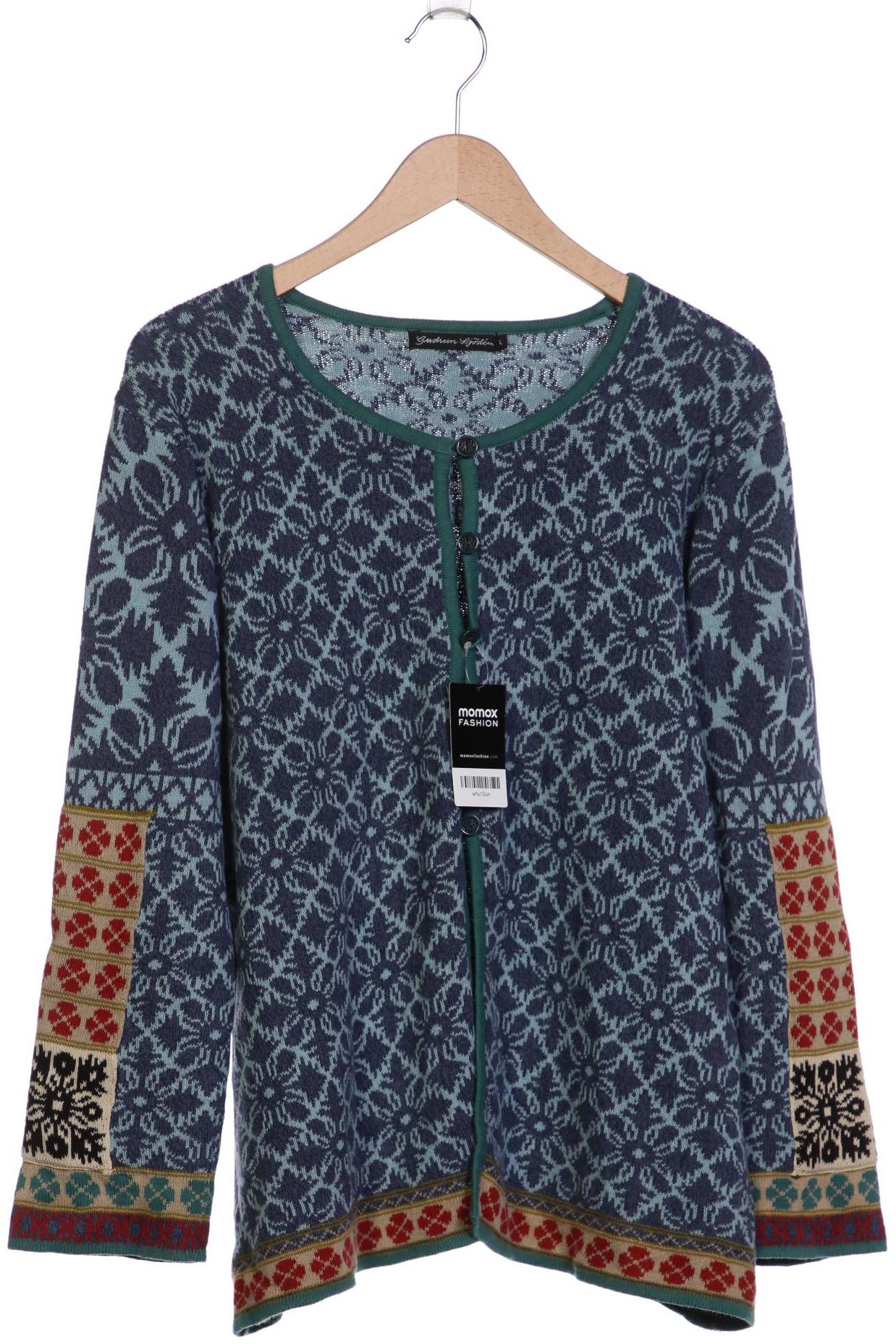 

Gudrun Sjödén Damen Strickjacke, blau, Gr. 42