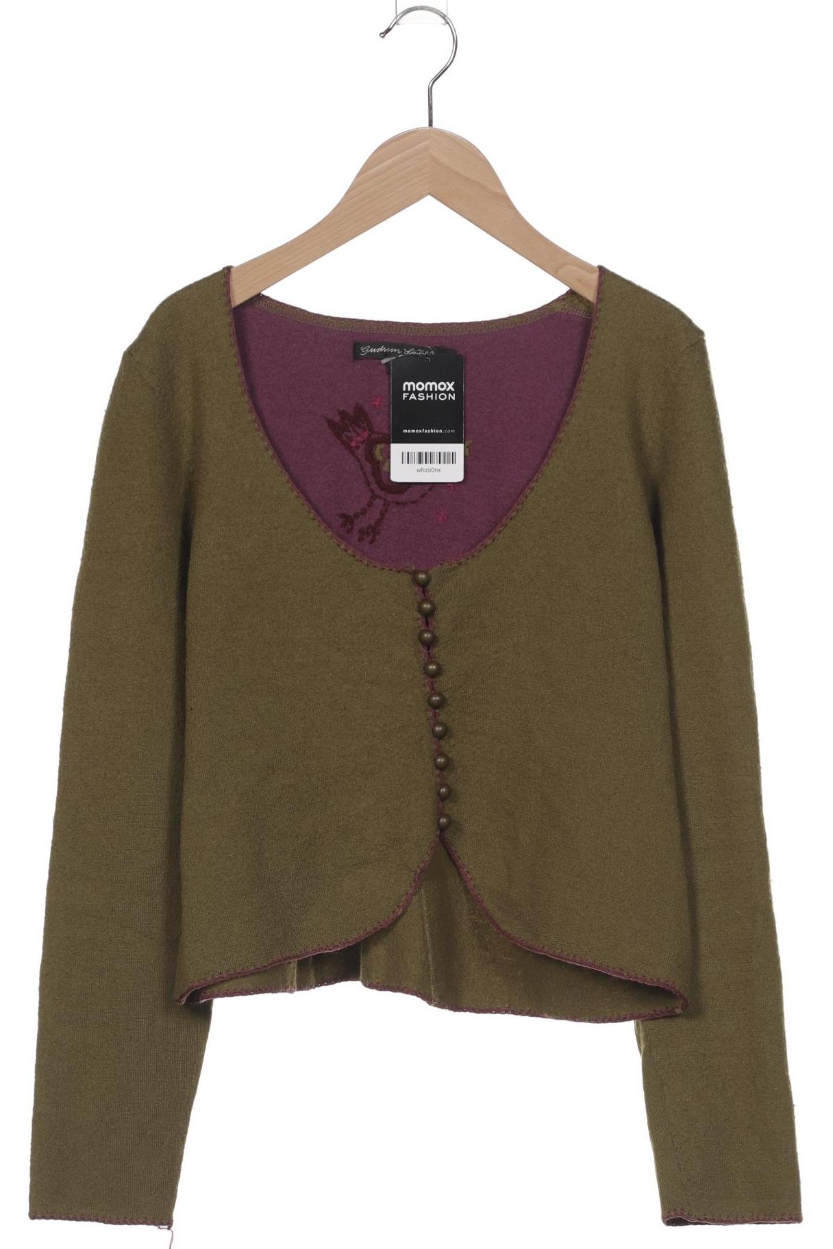 

Gudrun Sjödén Damen Strickjacke, grün, Gr. 36
