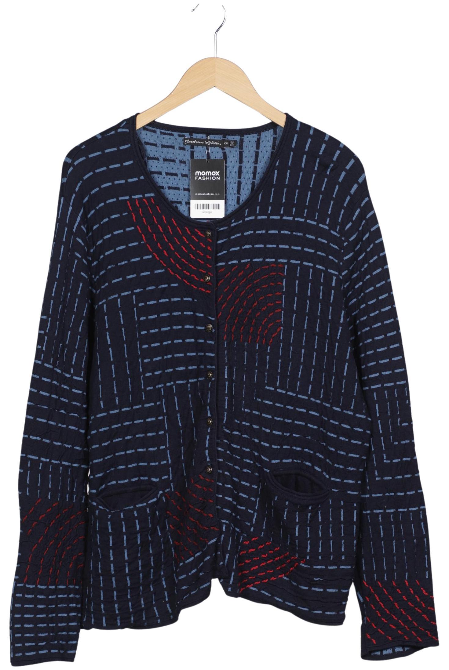 

Gudrun Sjödén Damen Strickjacke, marineblau, Gr. 46