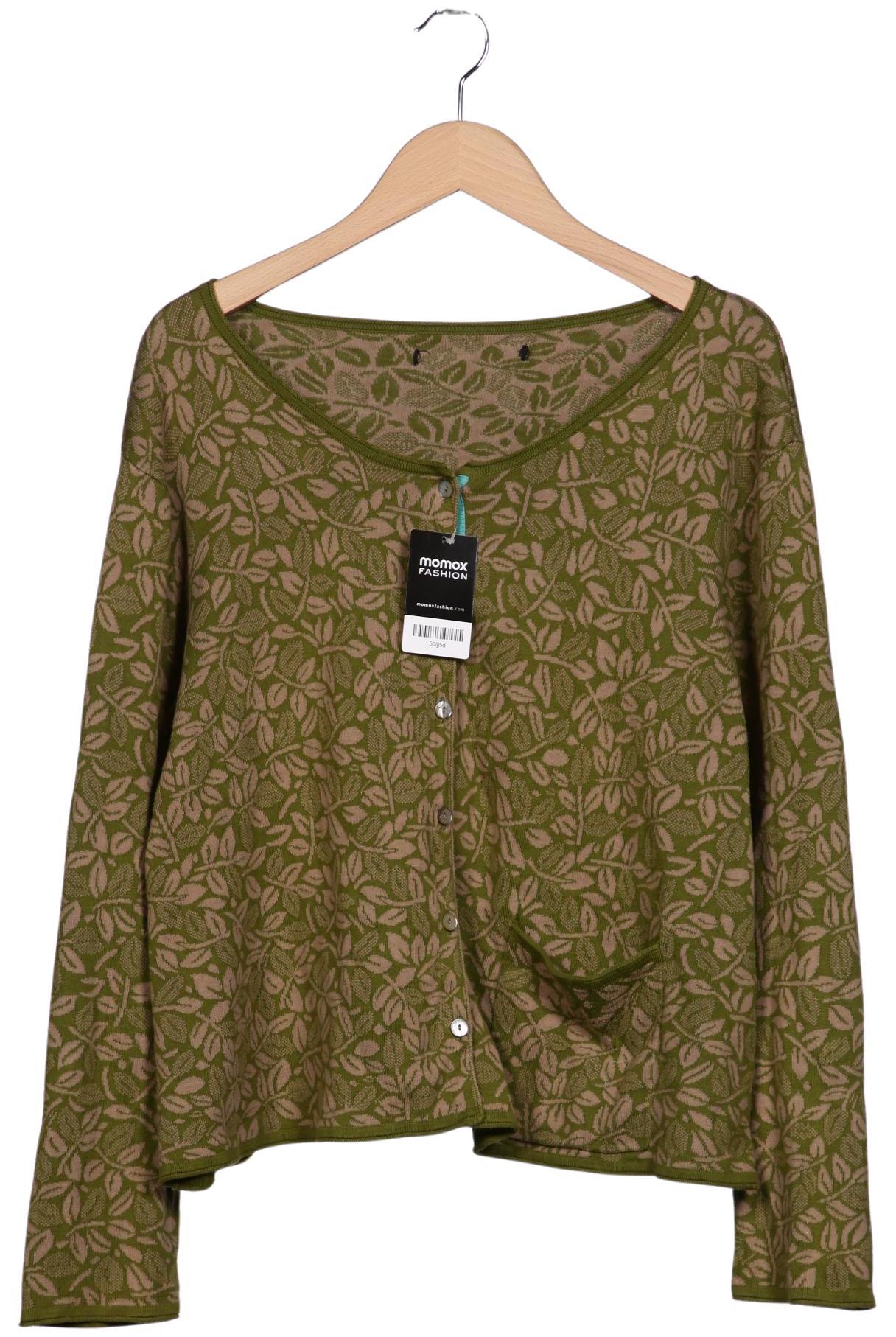 

Gudrun Sjödén Damen Strickjacke, grün, Gr. 48