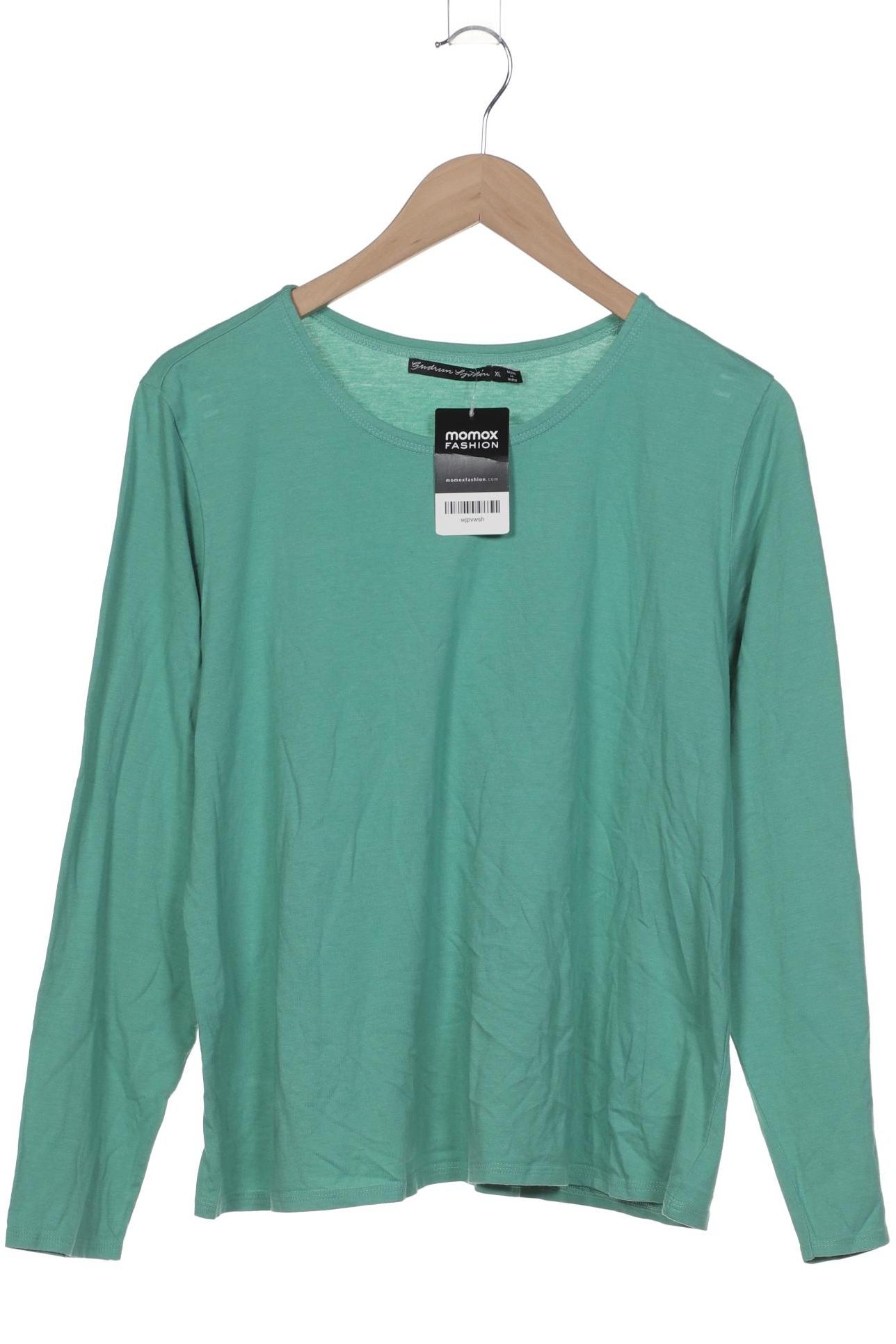 

Gudrun Sjödén Damen Langarmshirt, türkis, Gr. 44