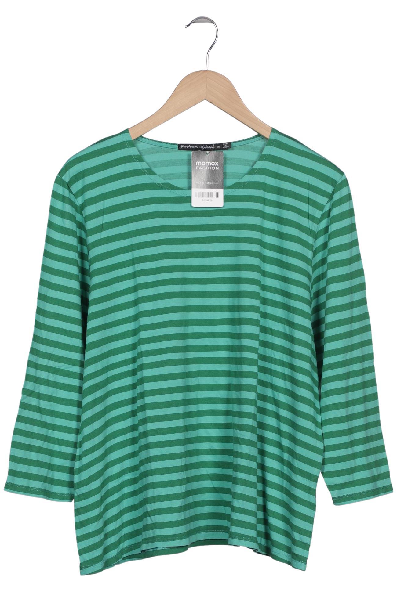 

Gudrun Sjödén Damen Langarmshirt, grün, Gr. 46