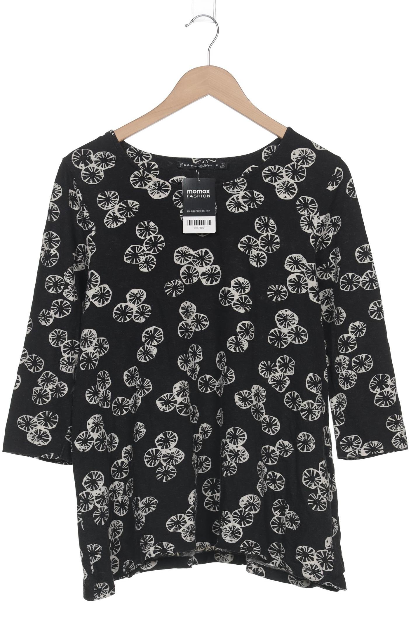 

Gudrun Sjödén Damen Langarmshirt, schwarz, Gr. 38