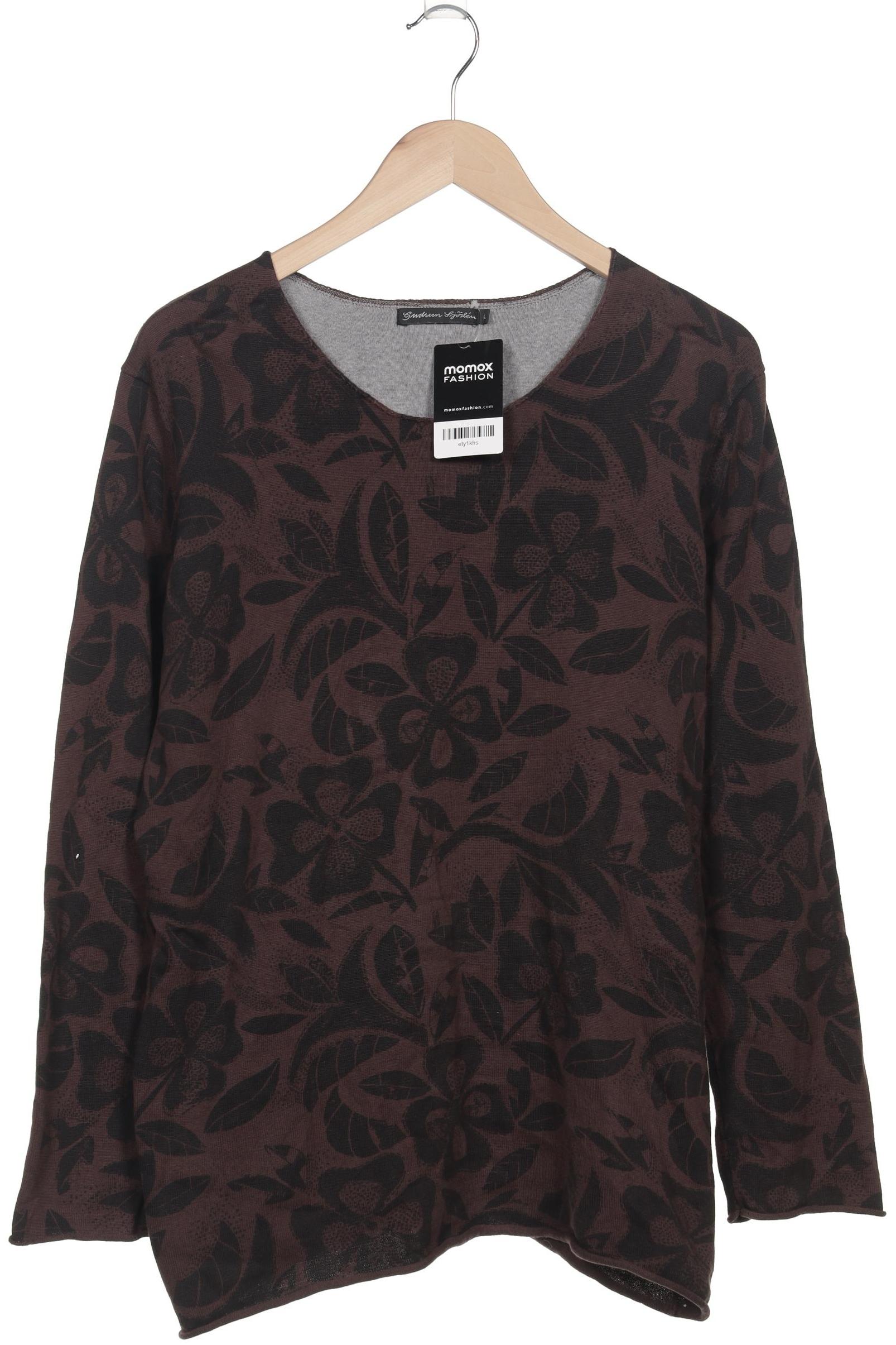 

Gudrun Sjödén Damen Pullover, braun, Gr. 42